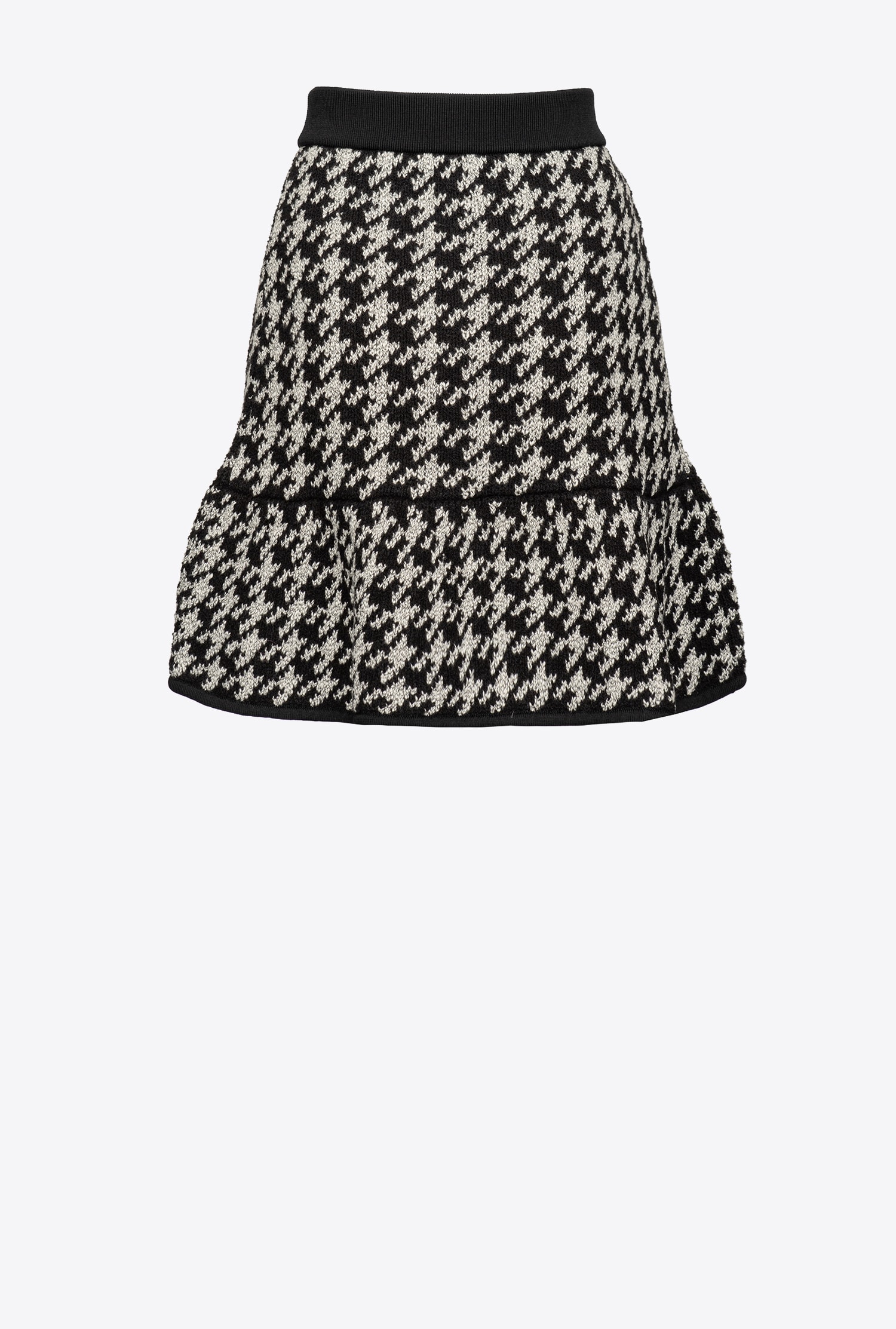 Houndstooth mini skirt