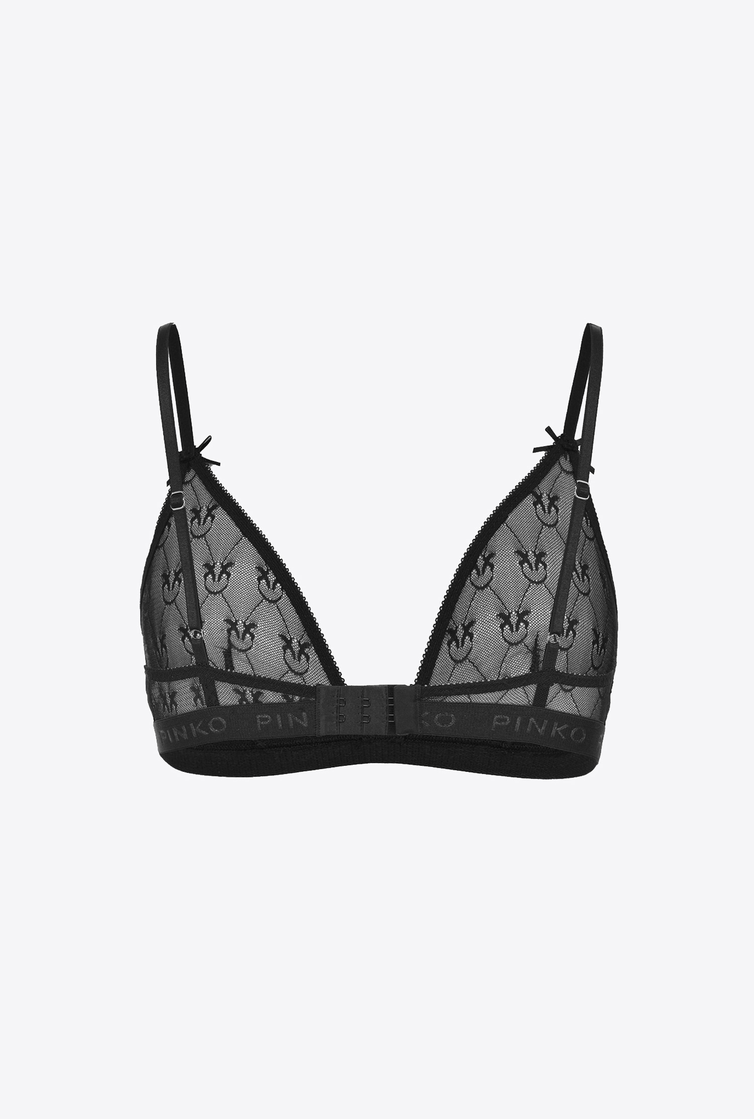 Lace triangle bra