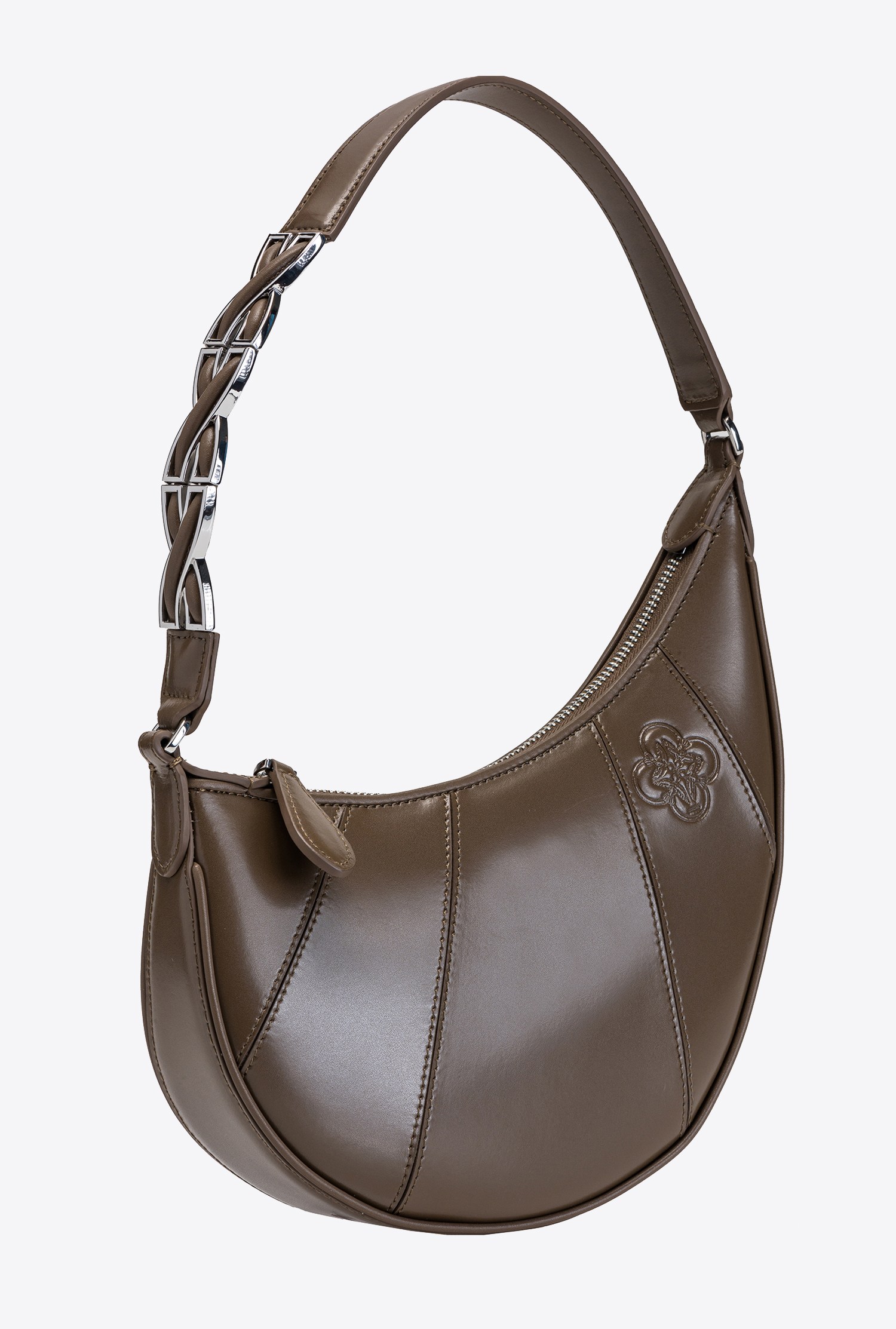 Mini Long Half Moon Bag Geometric Lux