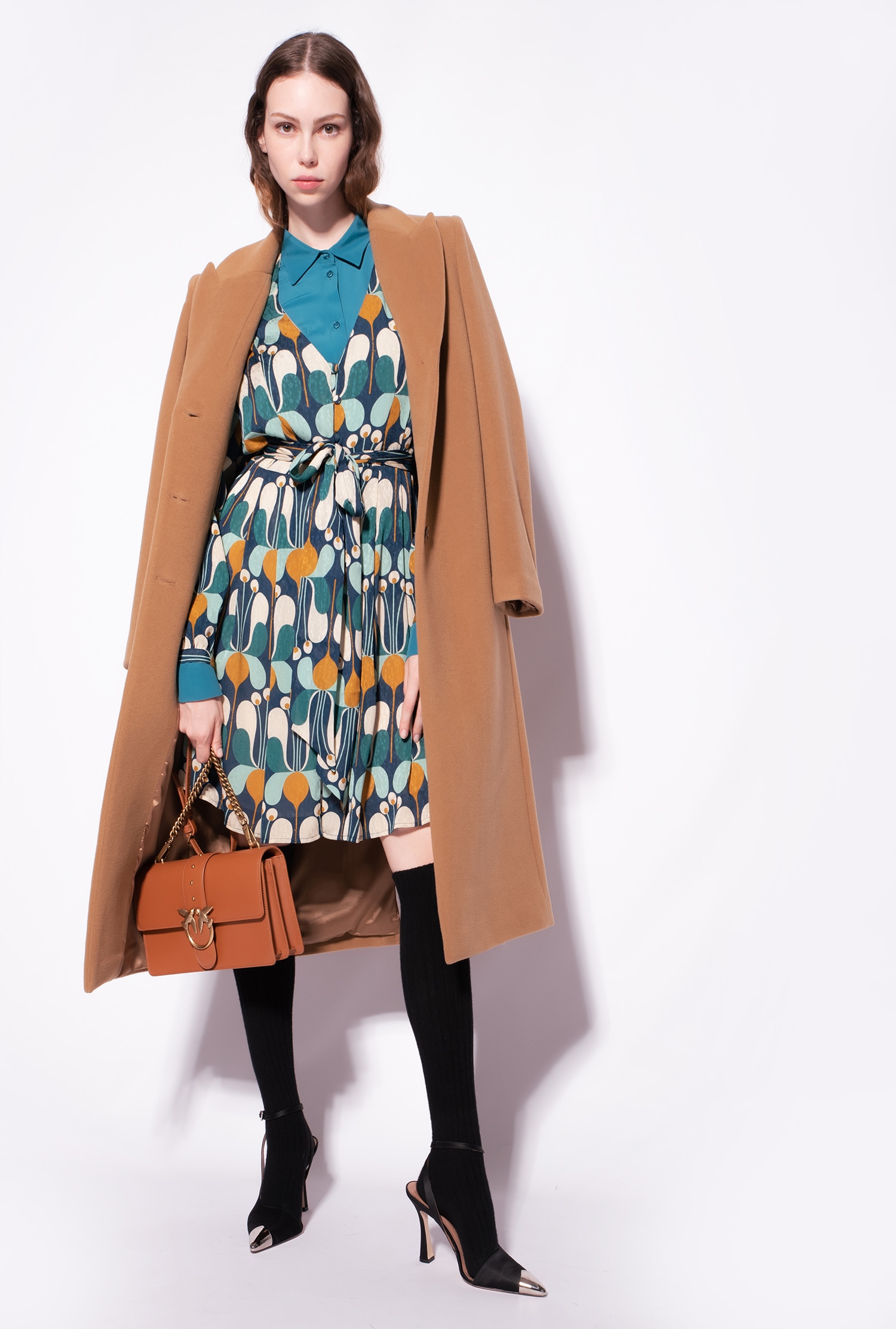 Flowing liberty floral mini dress