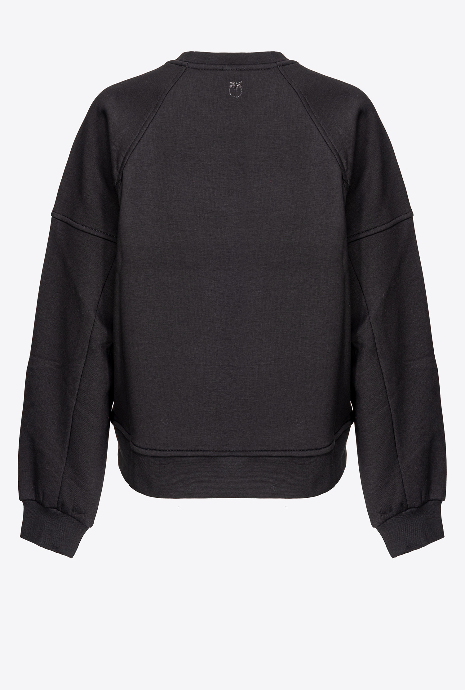 Sweatshirt with shiny fringing