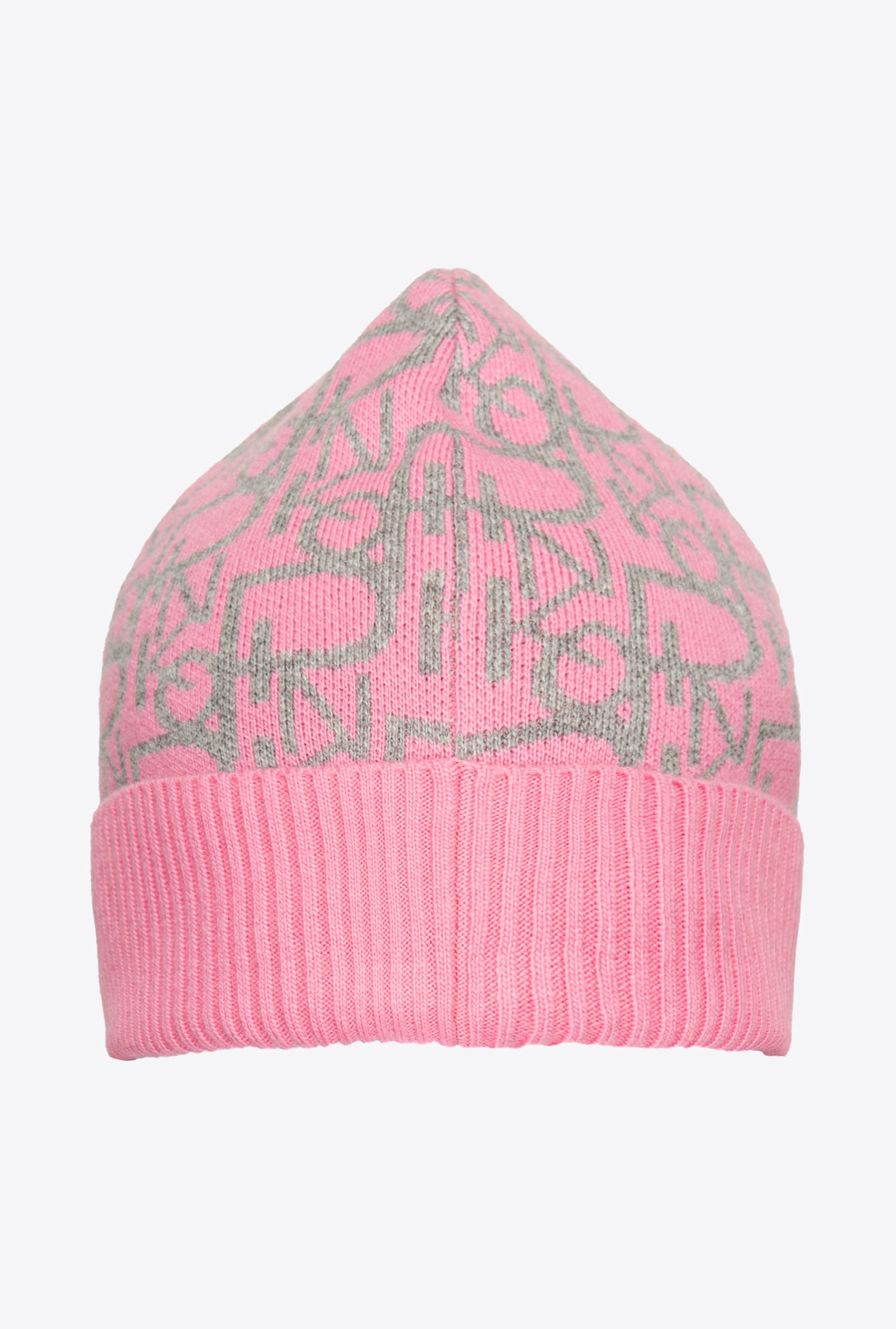 Cashmere jacquard beanie