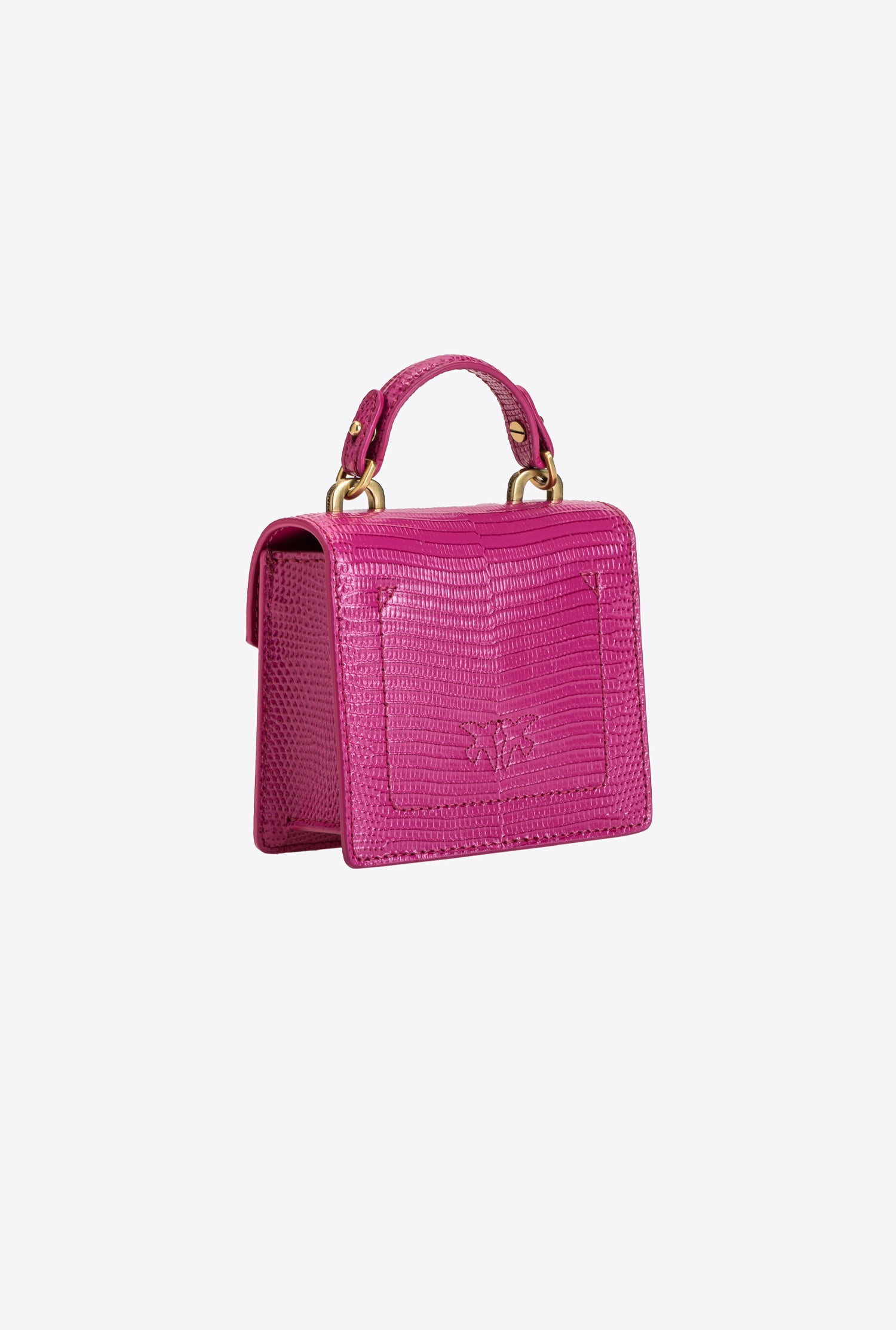 Micro Love Bag Top Handle Lizard