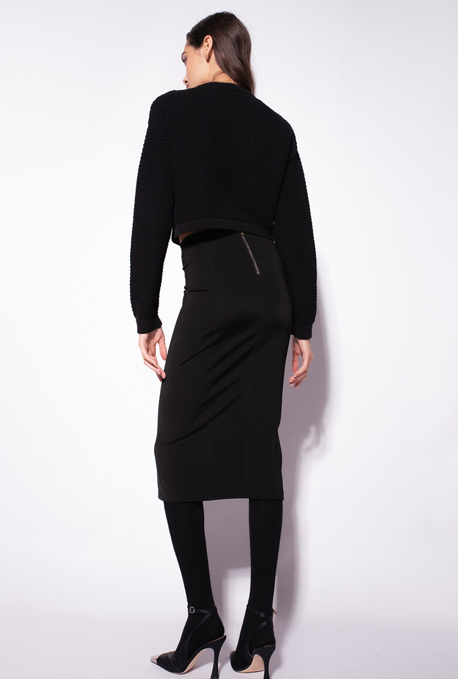 Cardigan with bead detailing