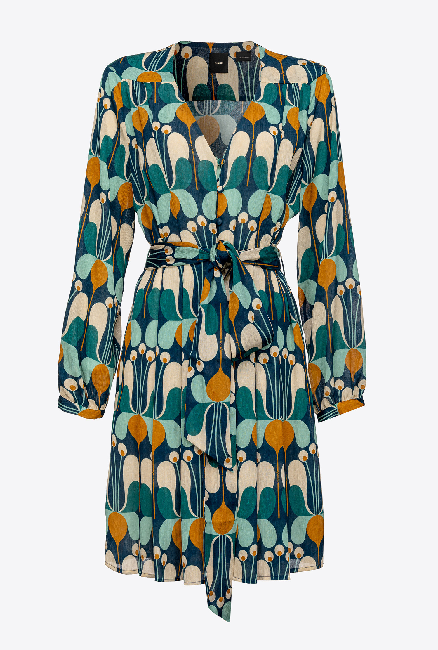 Flowing liberty floral mini dress