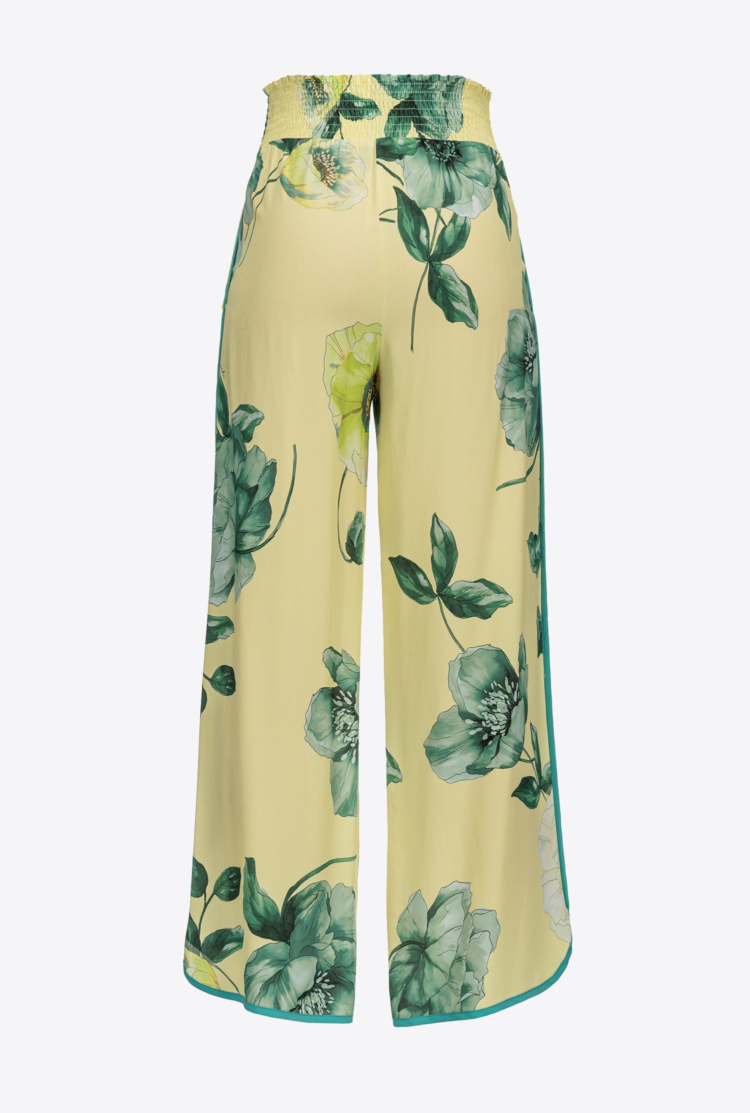 Palazzo trousers with rose print