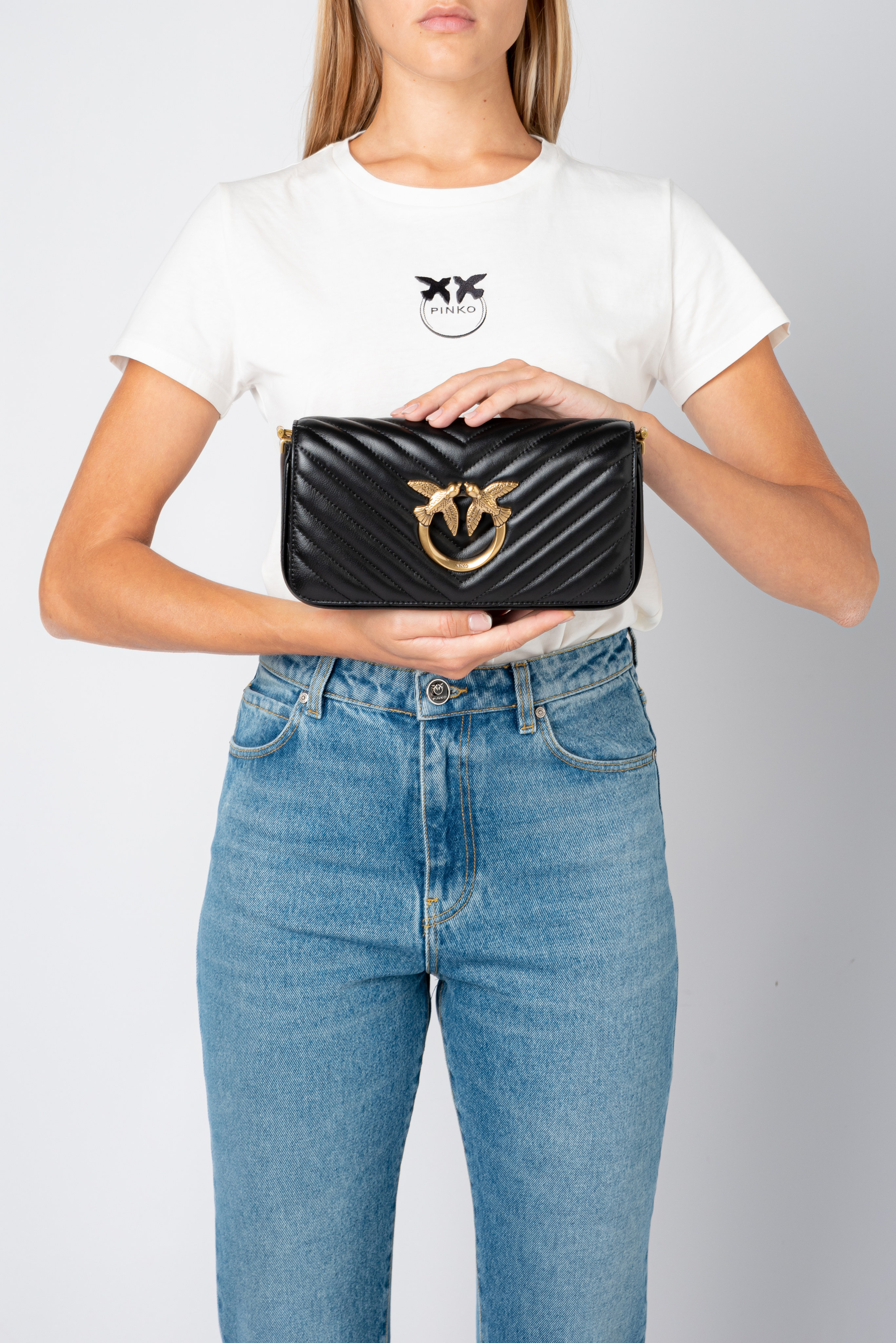 Mini Love Bag Click Baguette Chevron