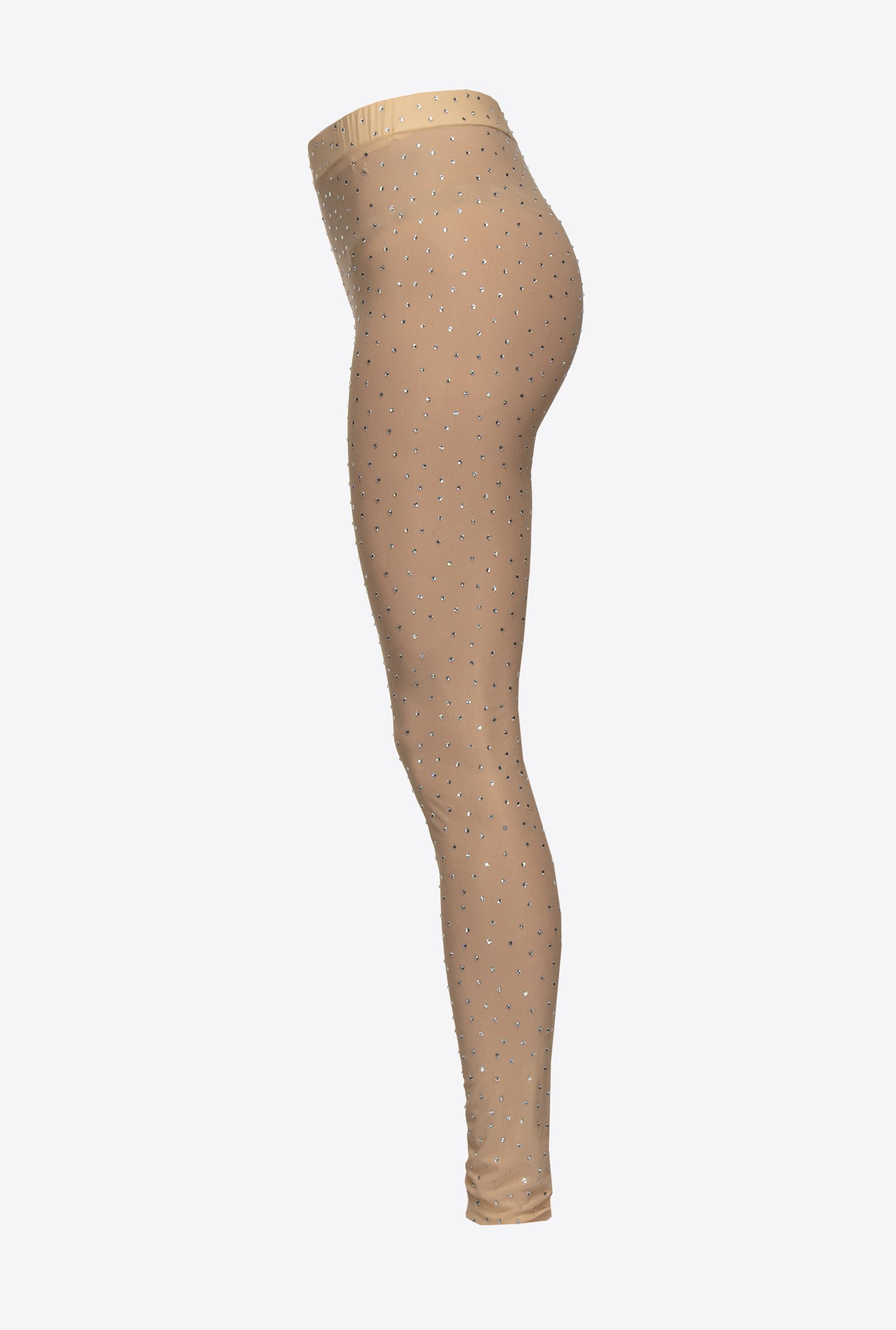 Fully rhinestoned leggings