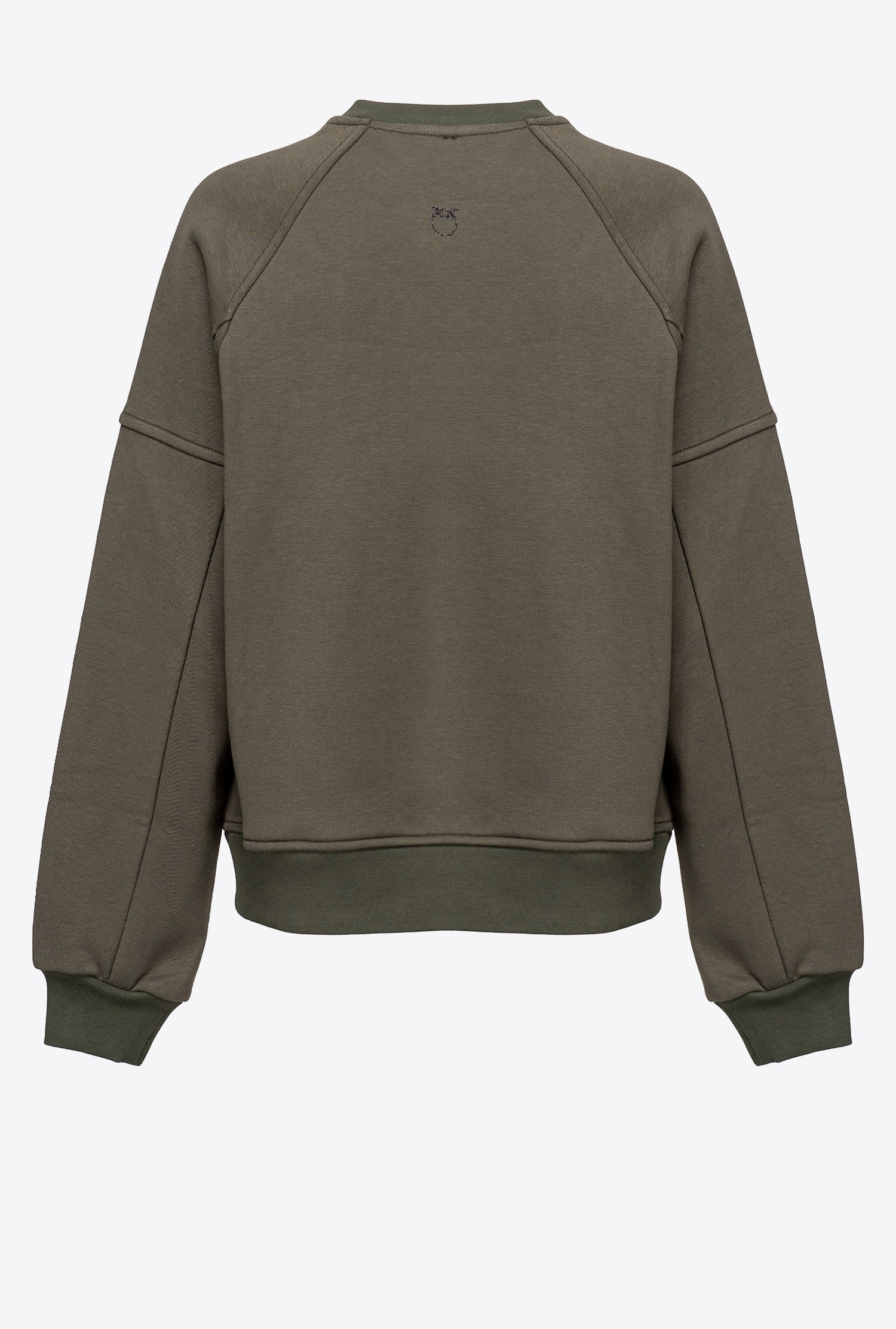 Sweatshirt with shiny fringing