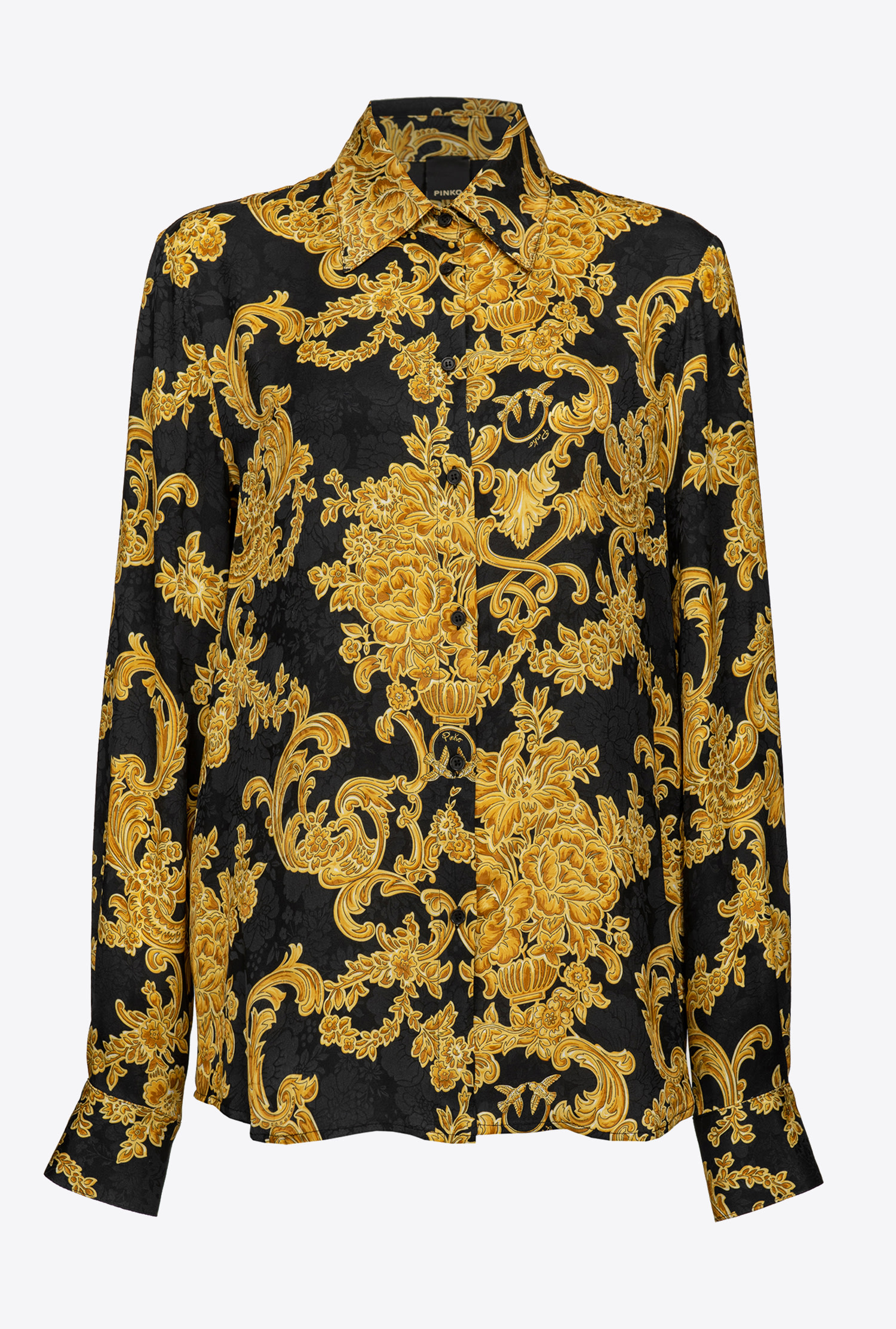 Shirt with decorative print