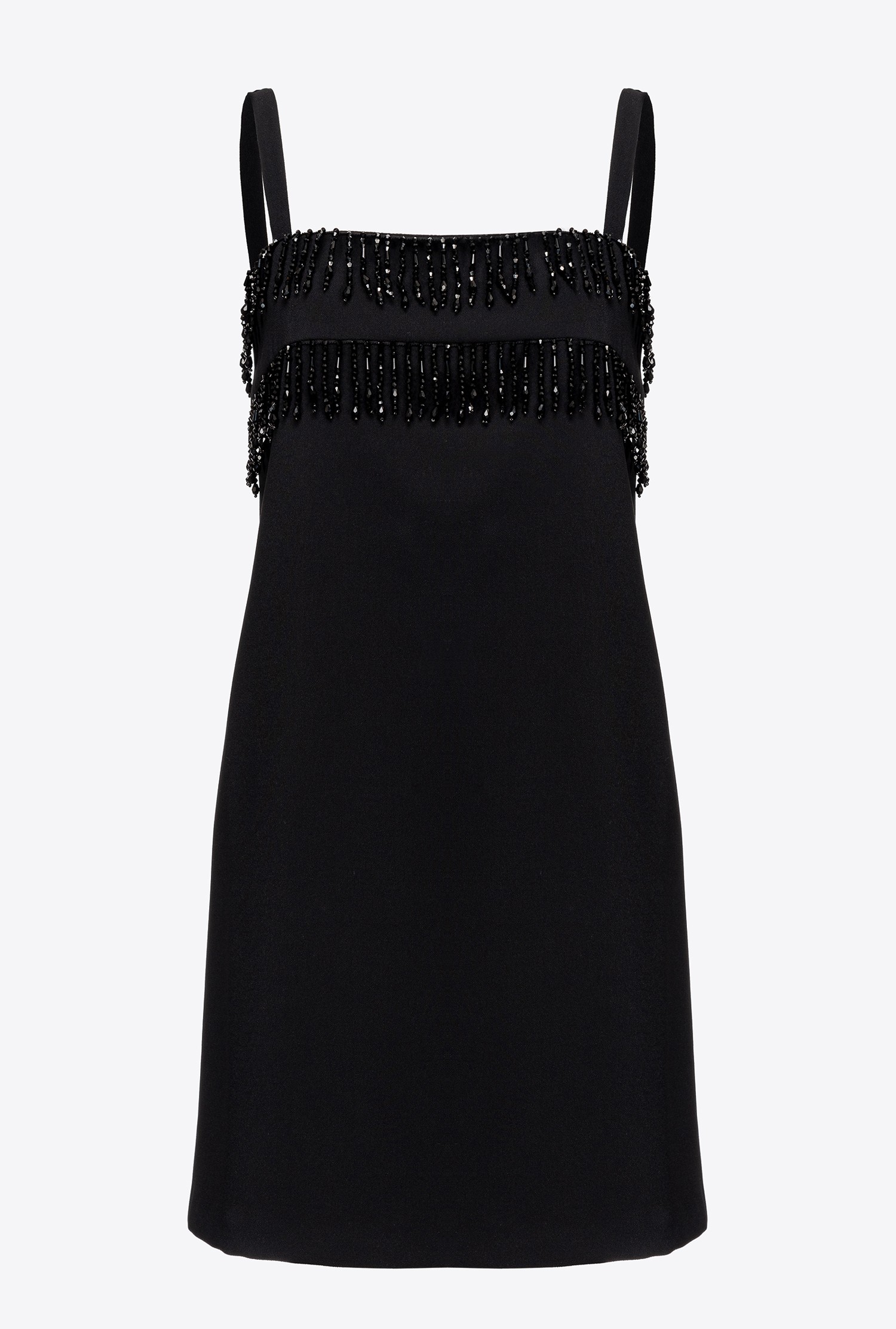 Mini dress with beads