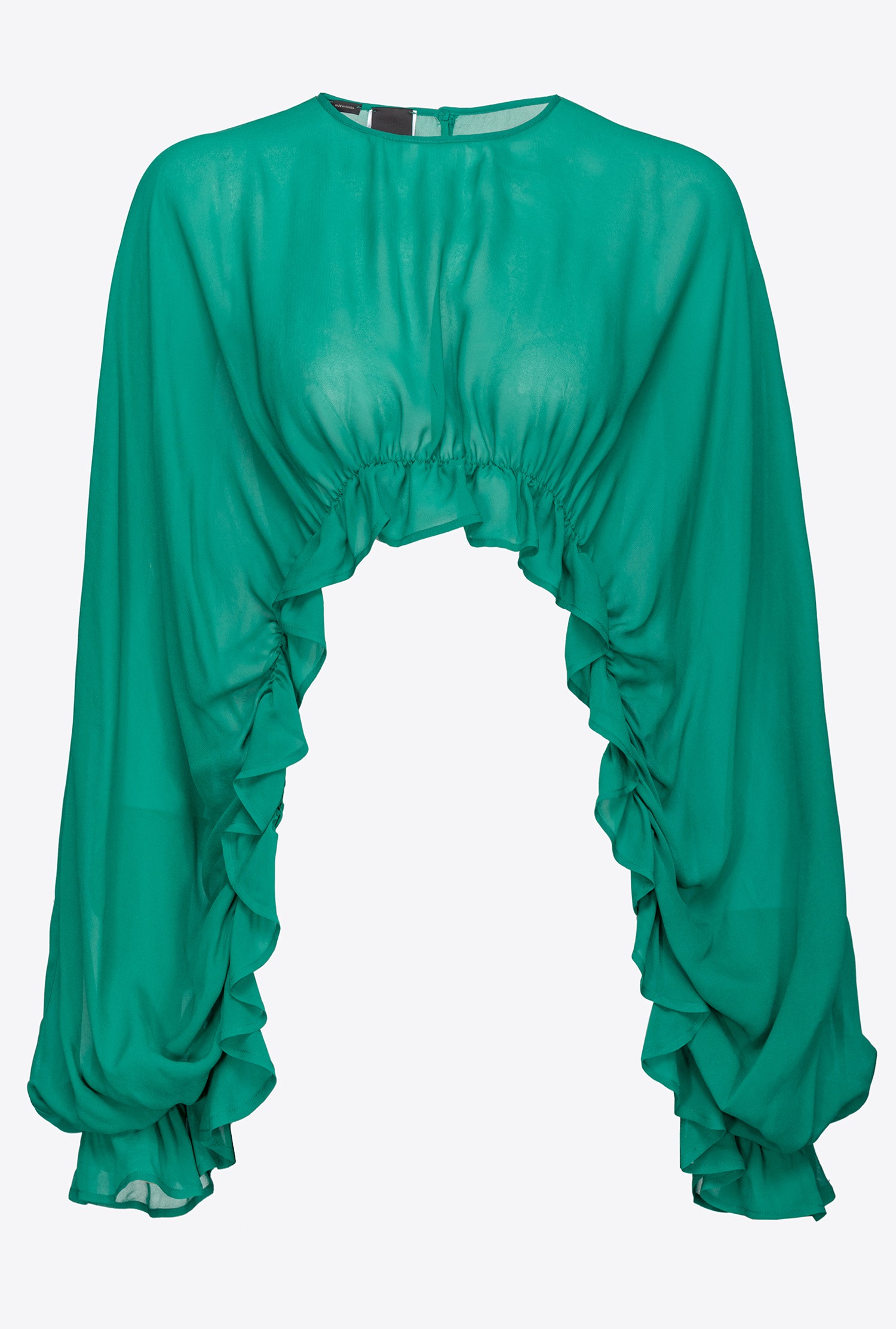 Shrug top with frills