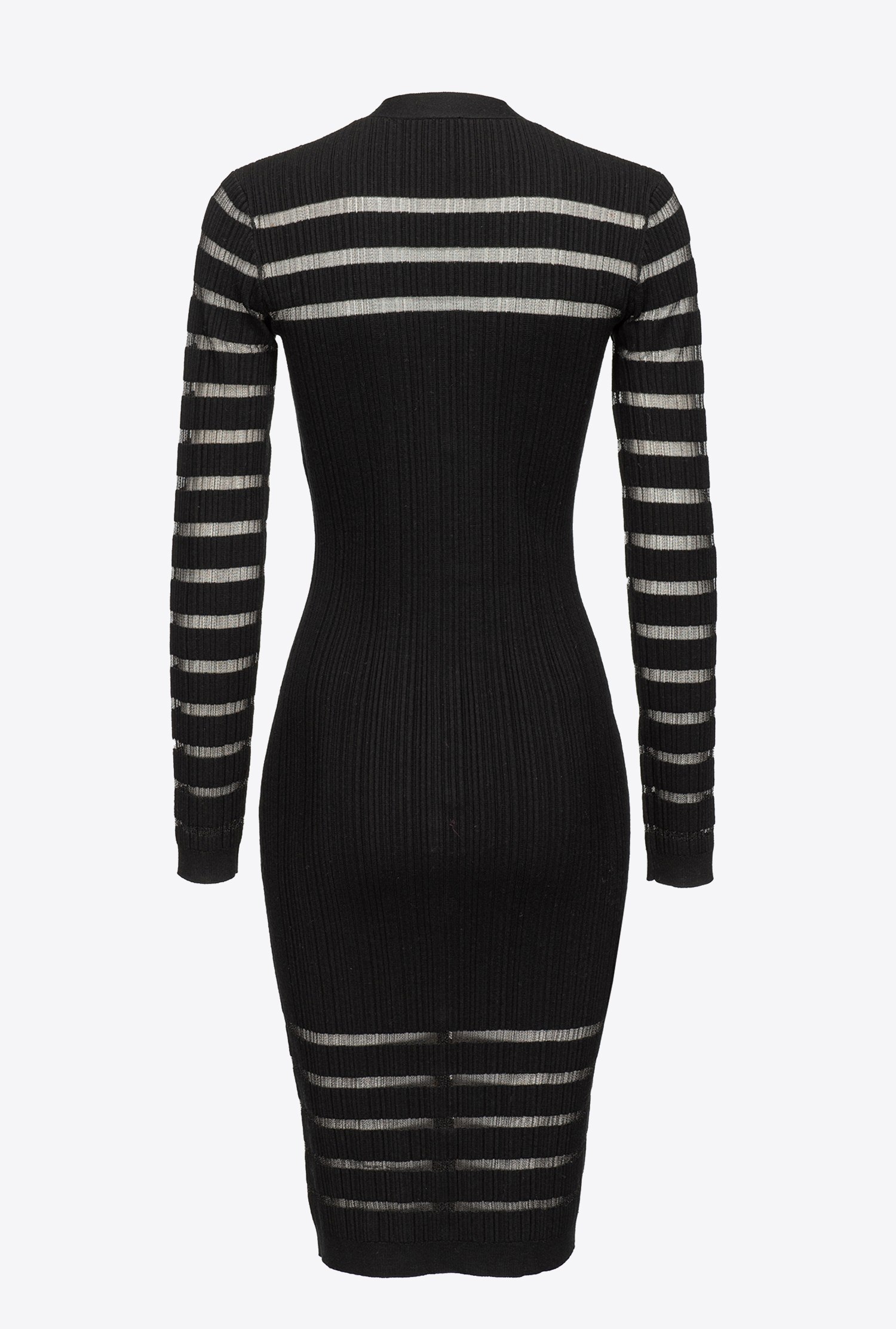 Striped knit dress