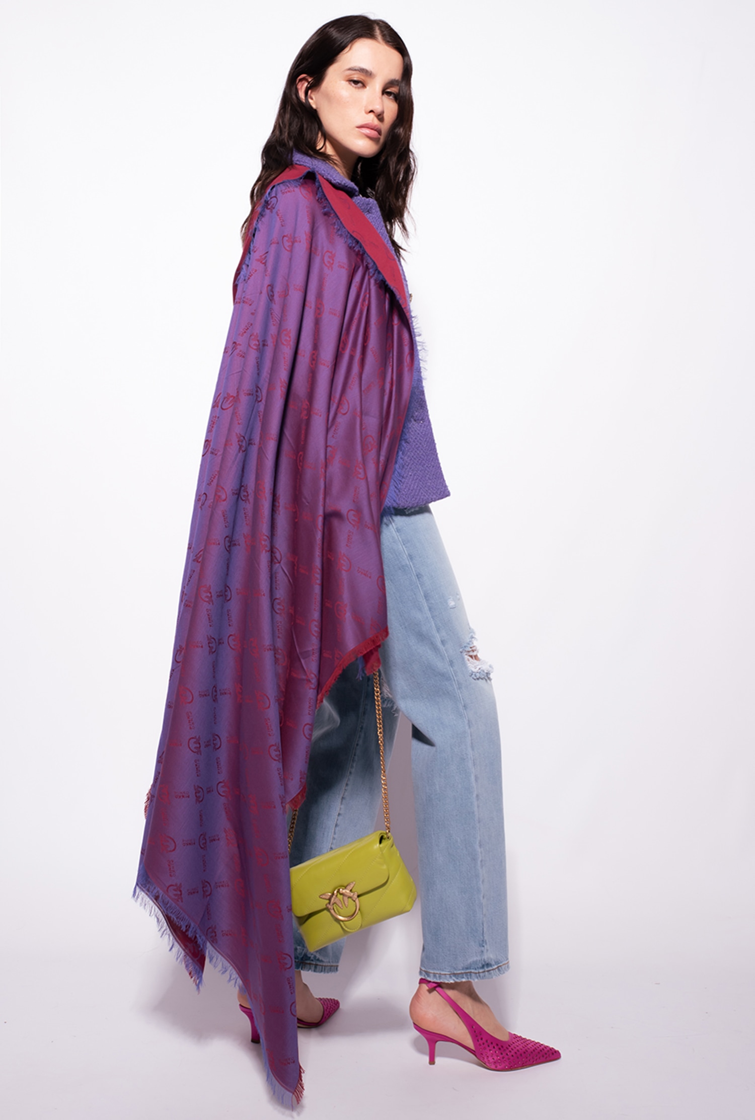 Large Monogram scarf