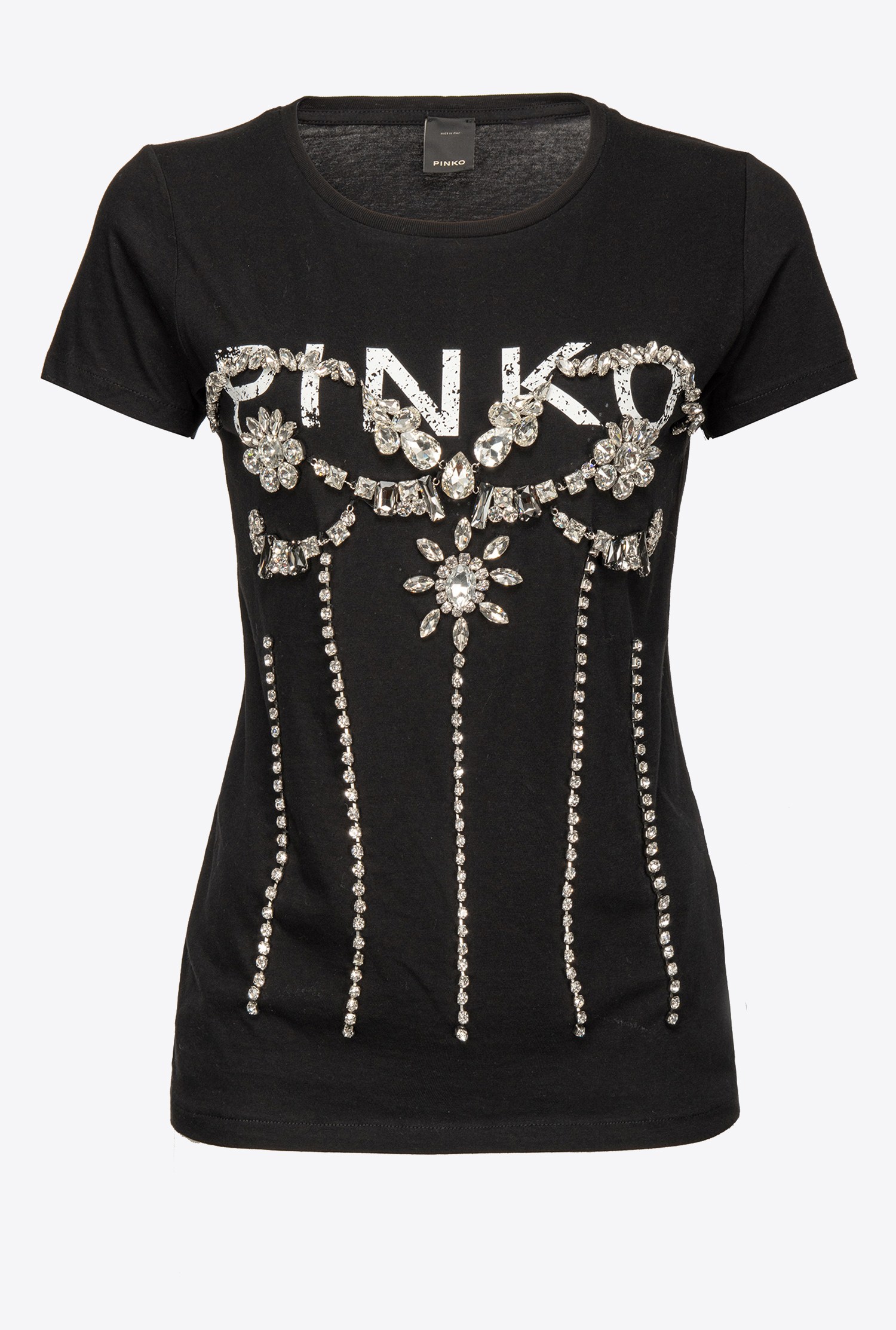 T-shirt with jewel detail