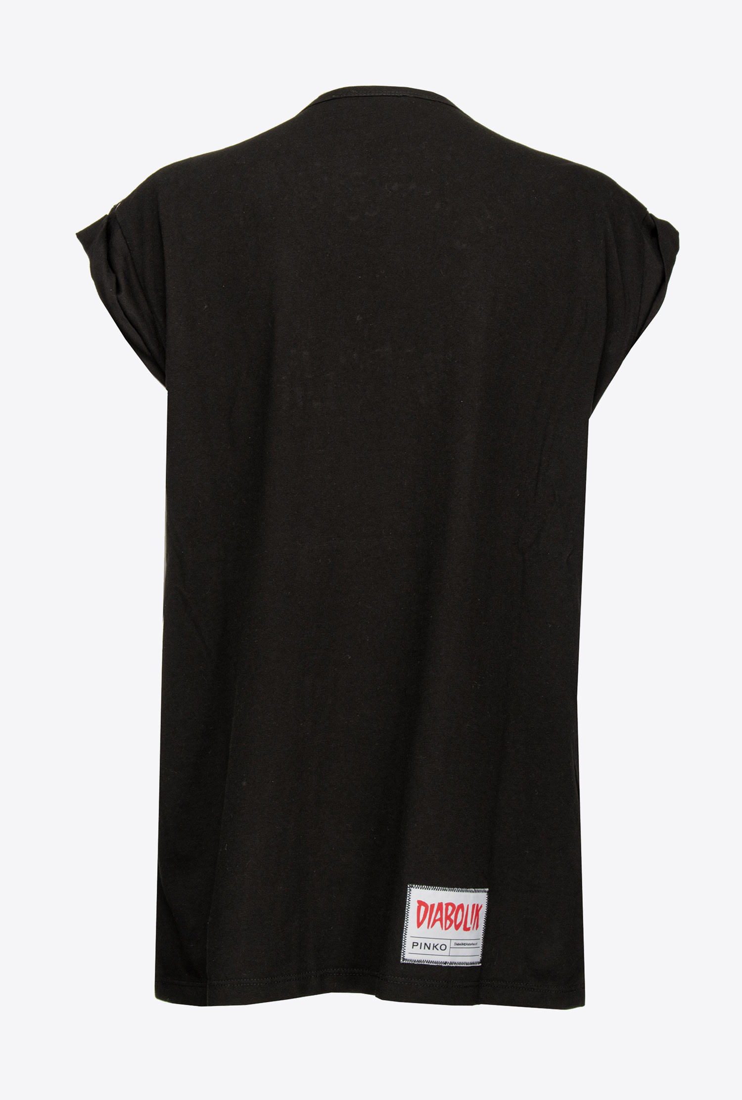 Black PINKO Diabolik T-shirt