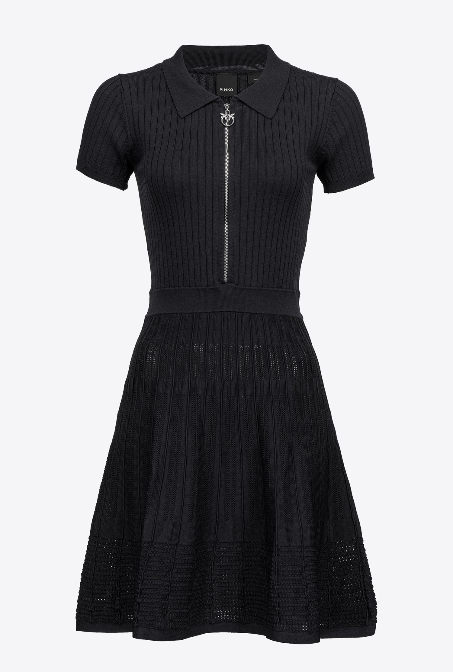 Knit polo dress