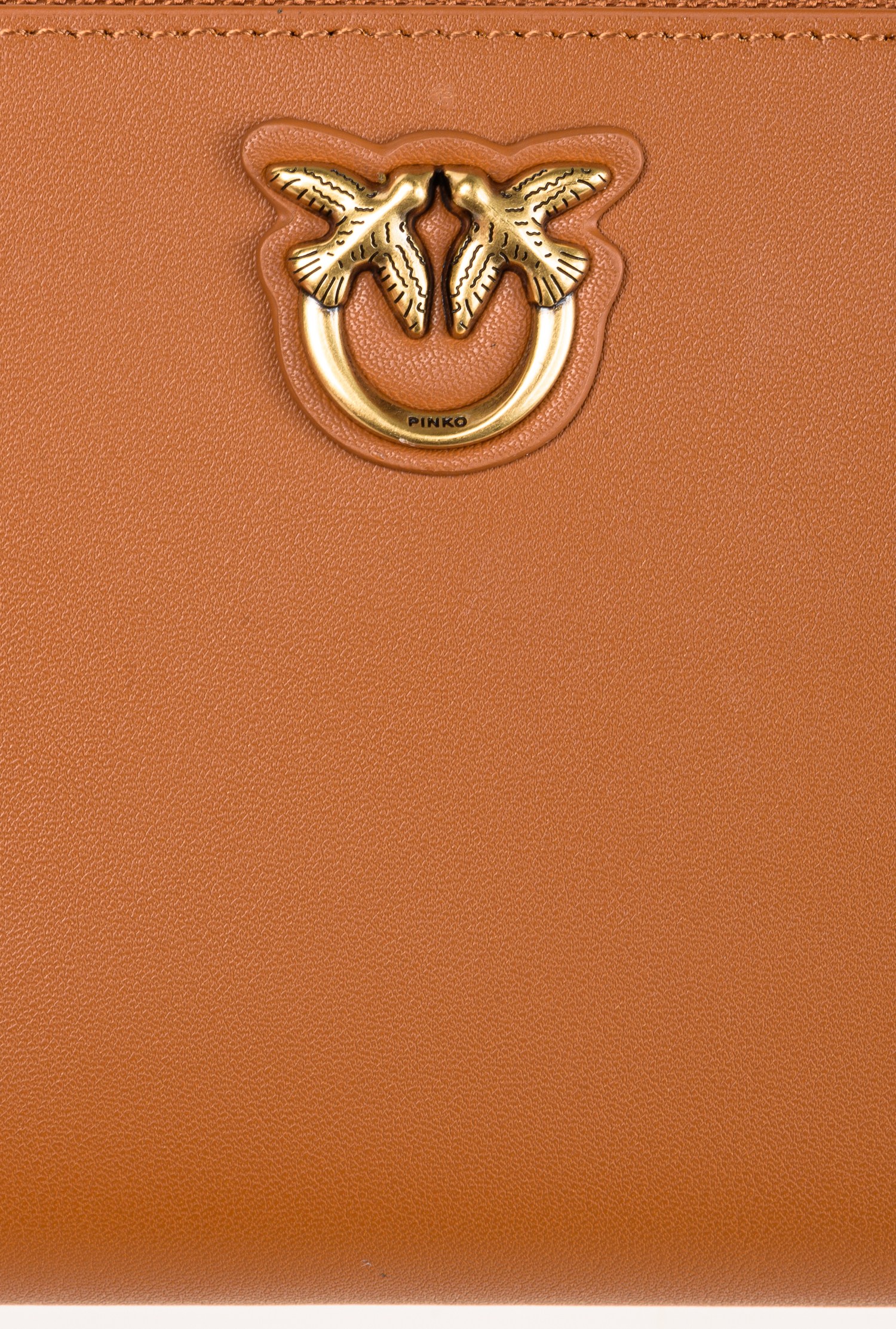 Zip-around leather purse