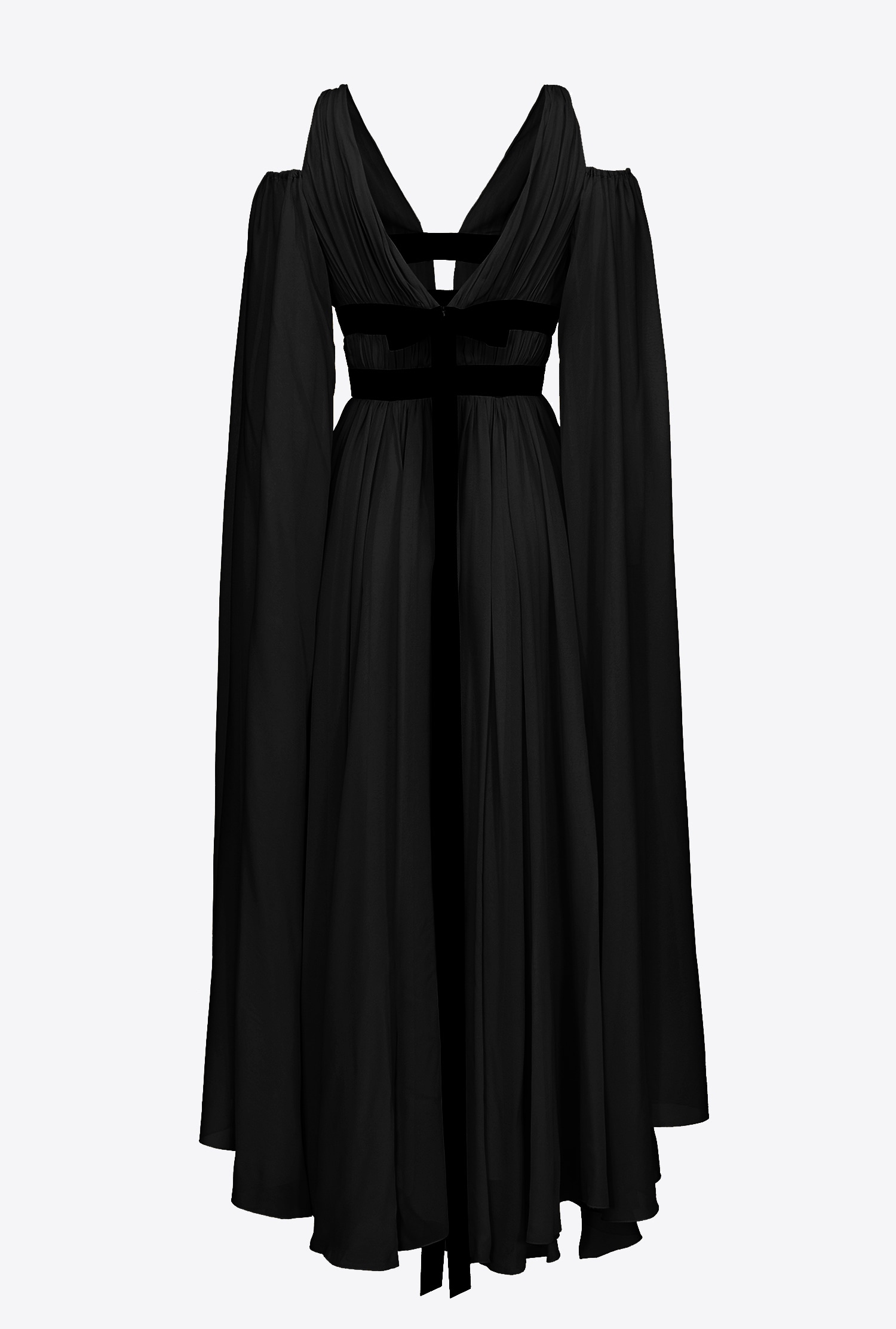 Off-the-shoulder midi dress