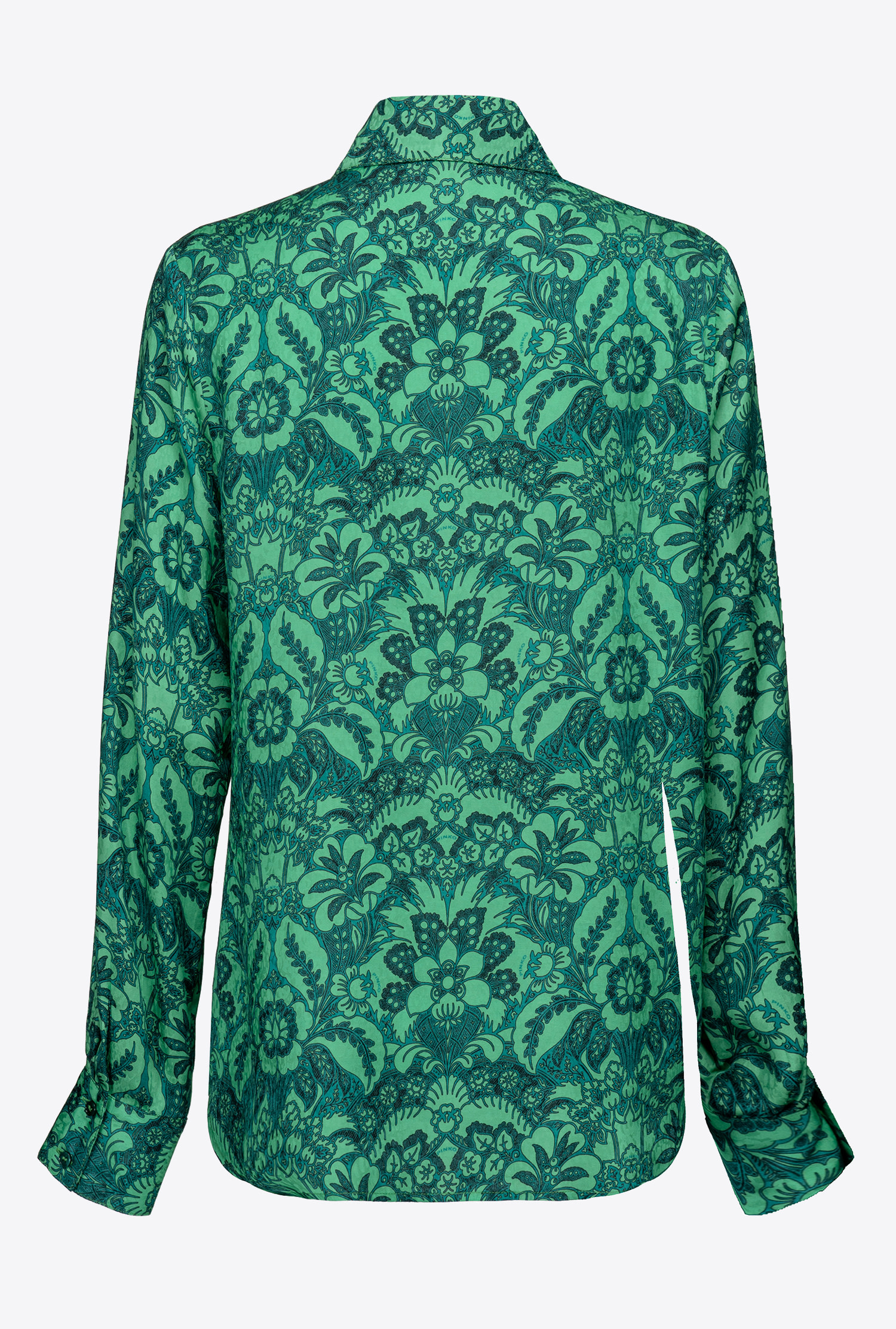 Floral jacquard shirt