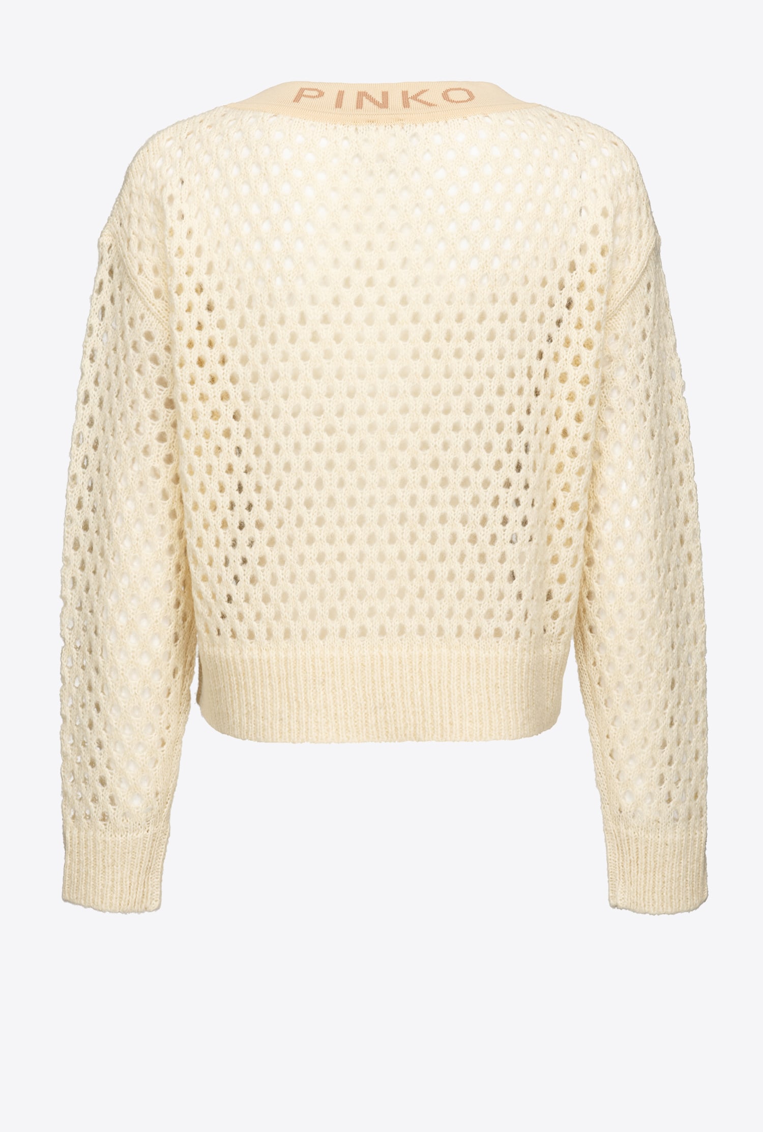 Mesh-stitch pullover