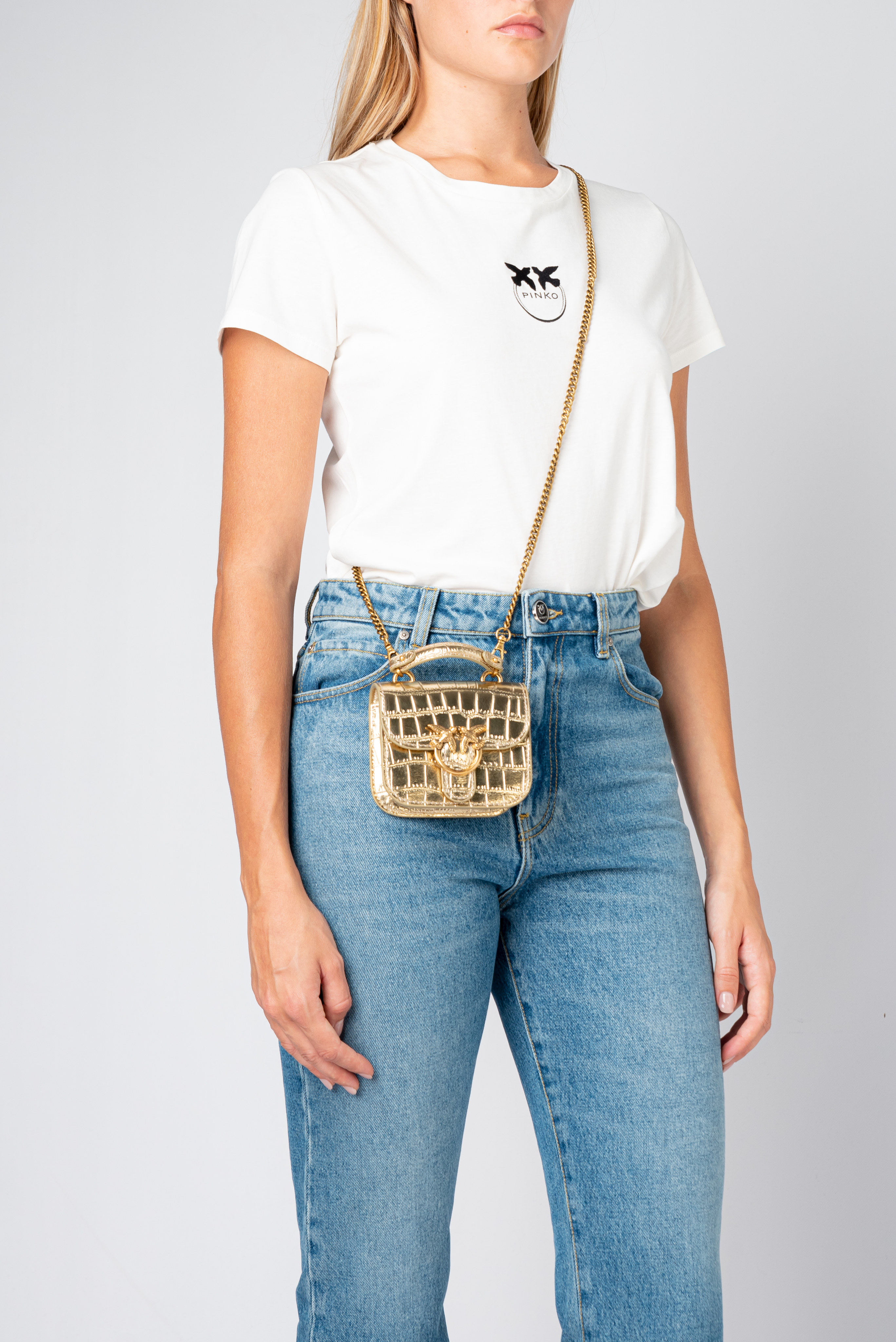 Micro Love Bag Bell Croco