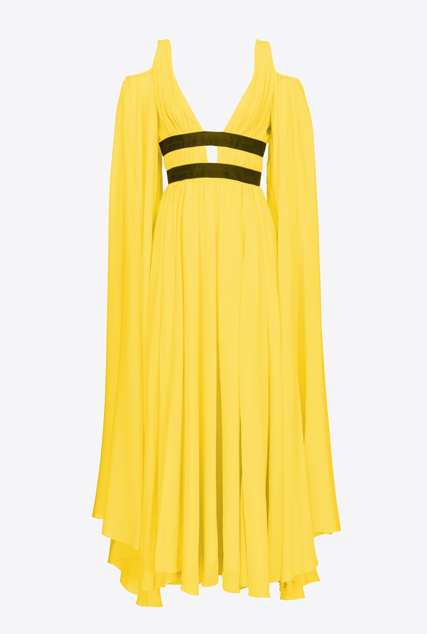 Off-the-shoulder midi dress