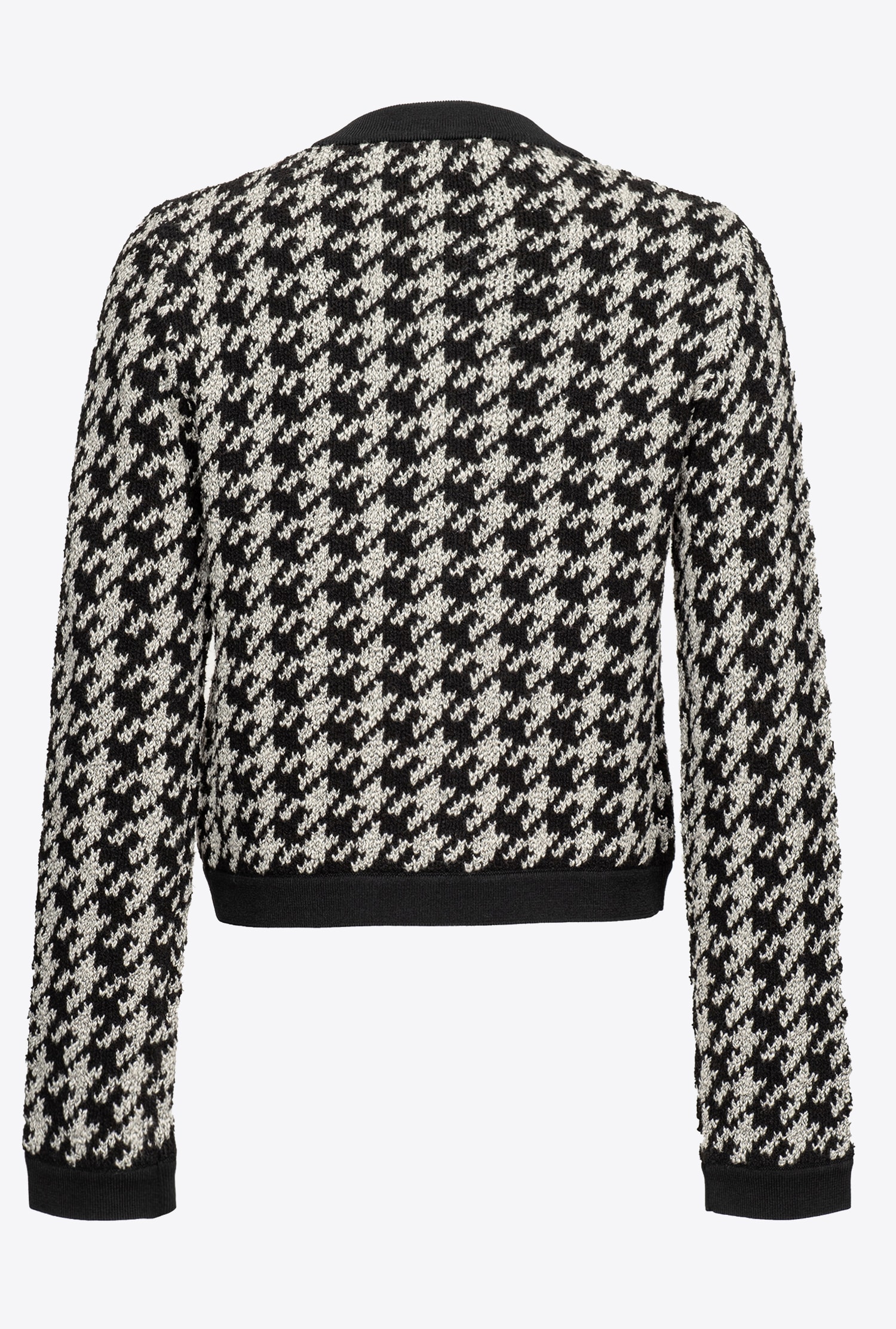 Boxy houndstooth jacket