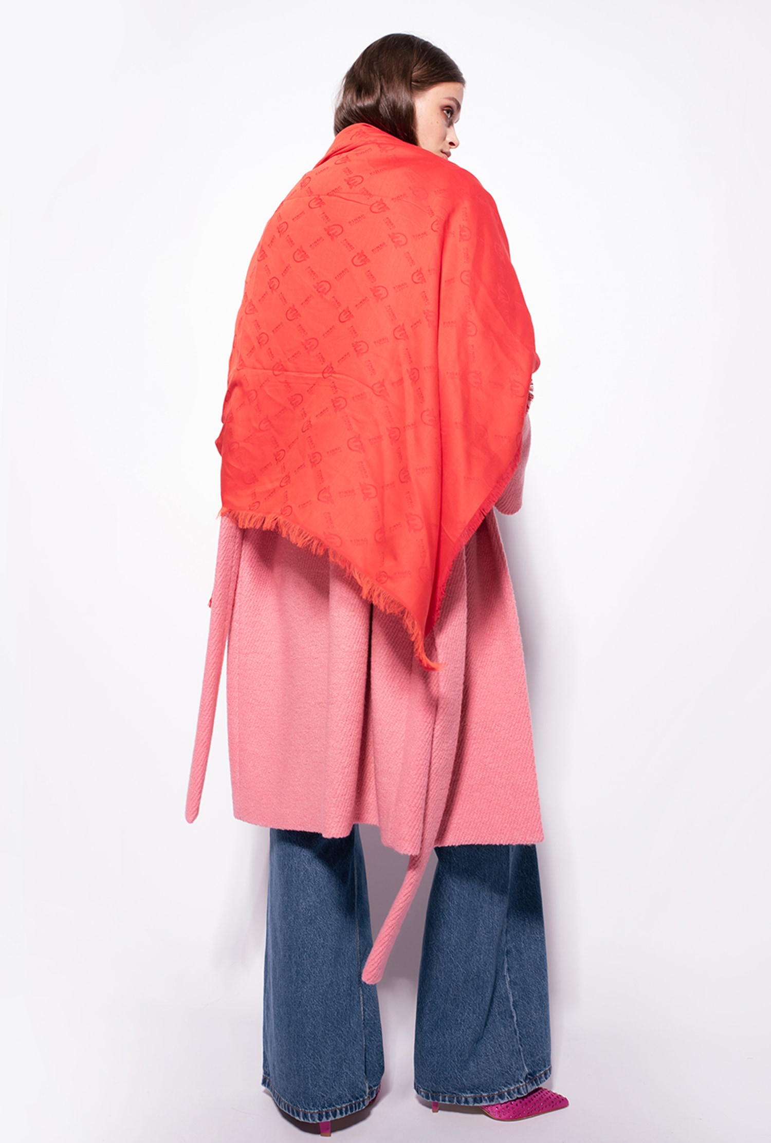 Large Monogram scarf