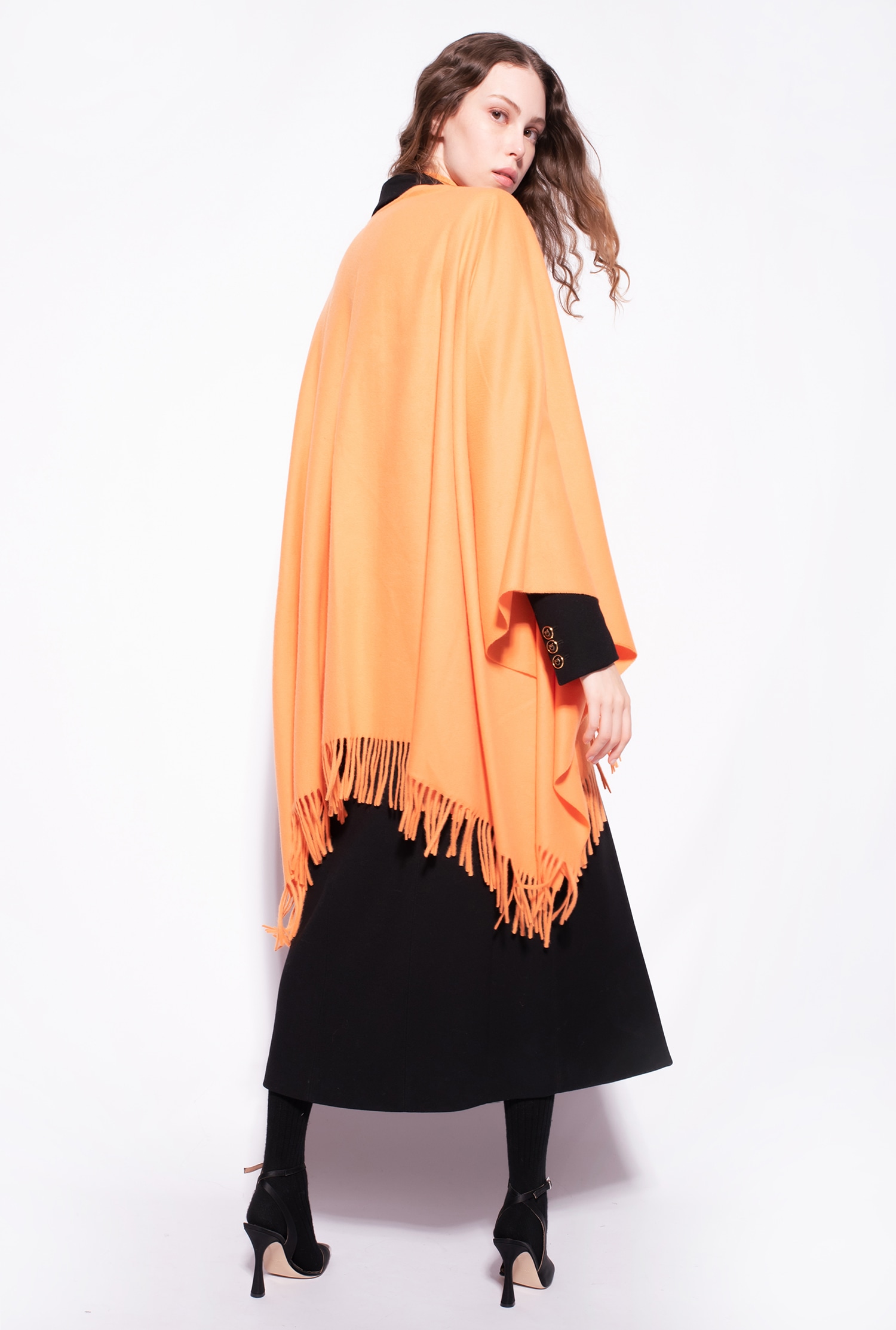 Wool poncho