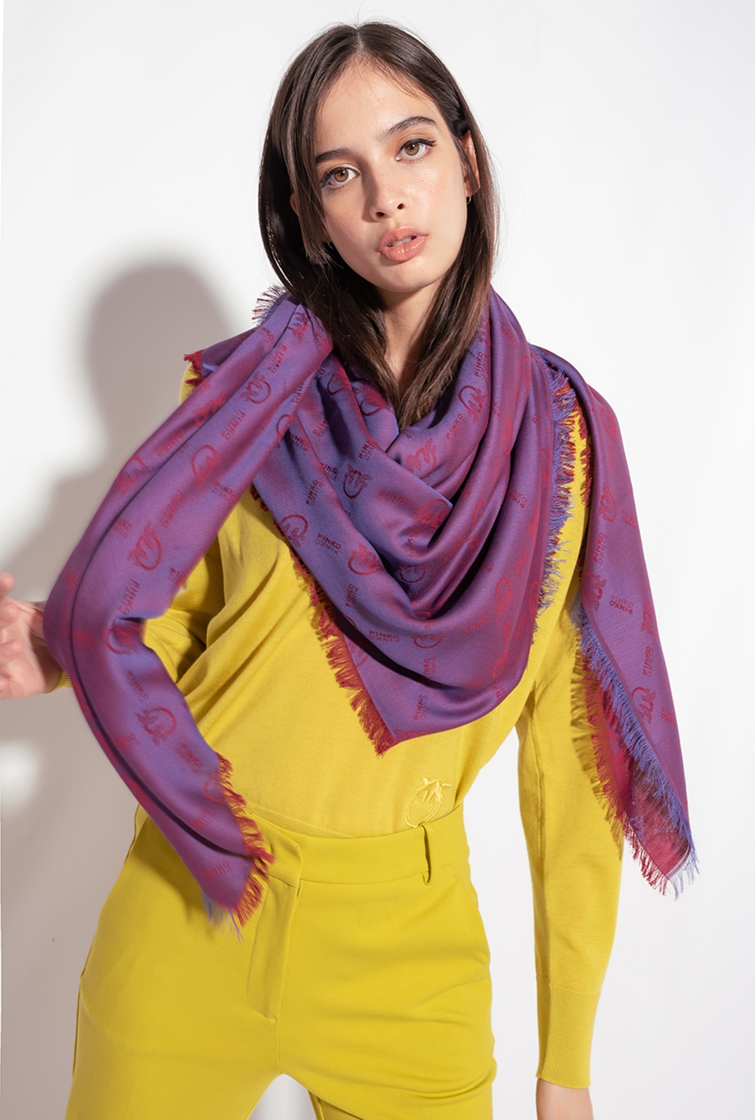 Large Monogram scarf