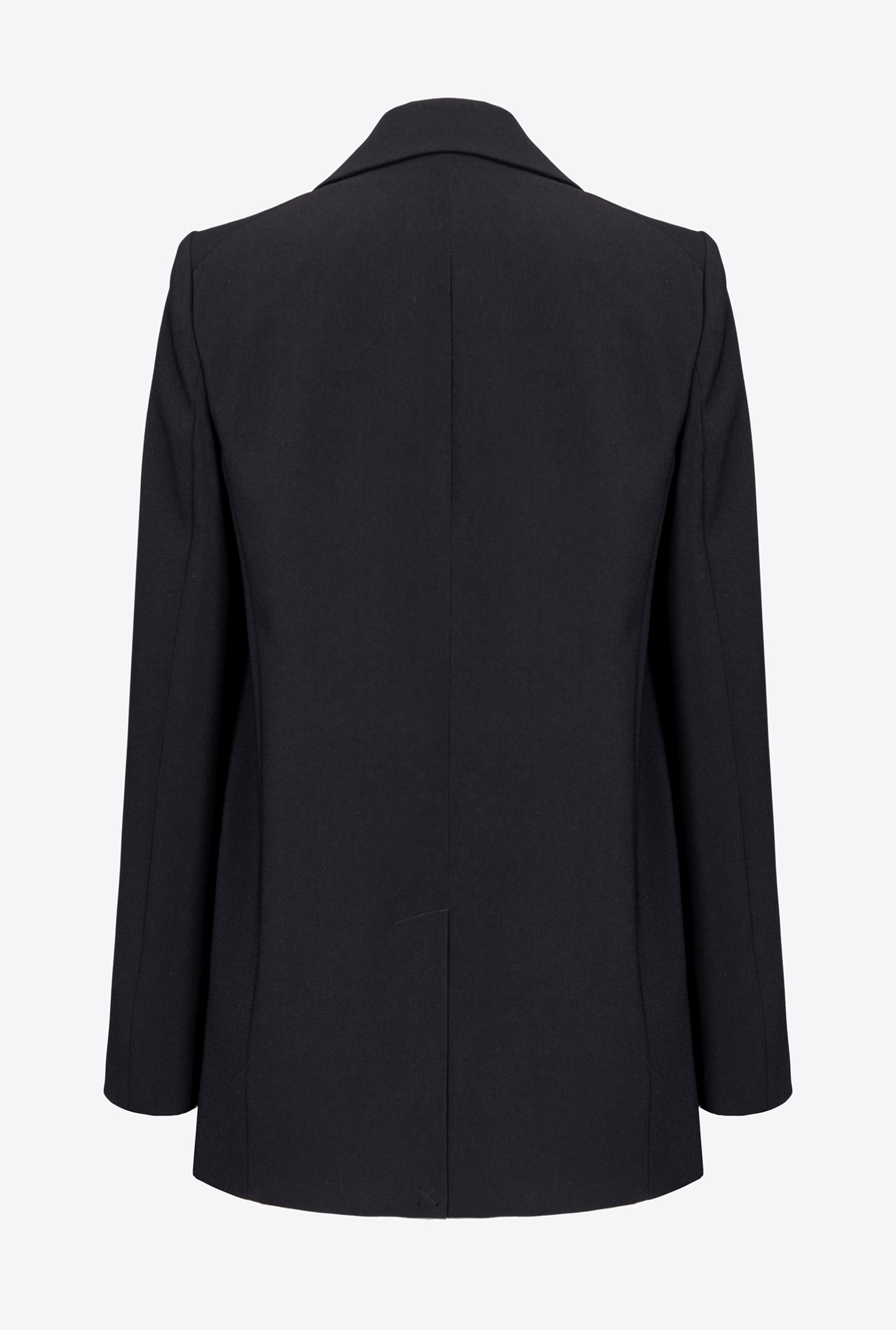 Single-breasted stretch crêpe blazer