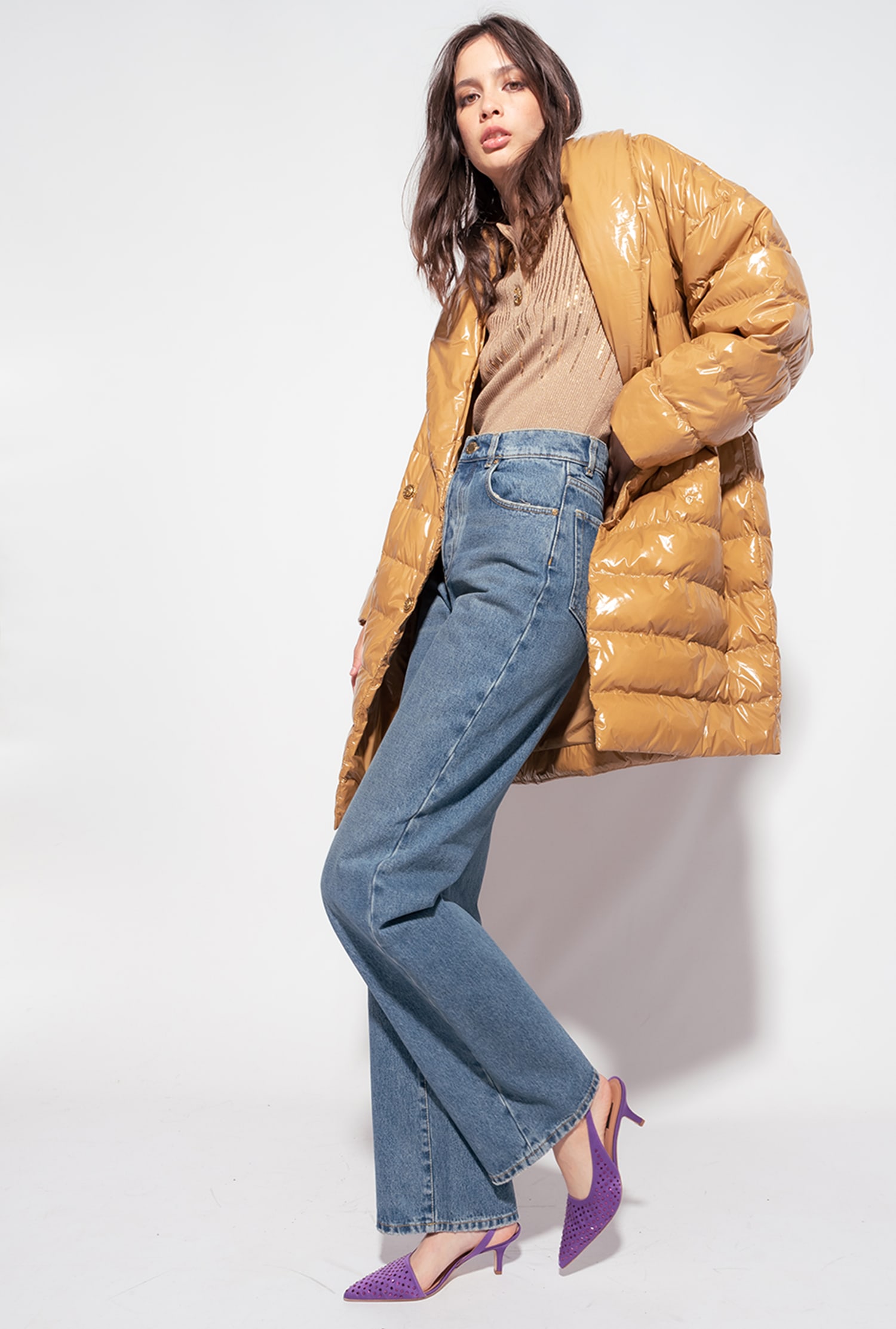 Wide-leg jeans in authentic '90s denim