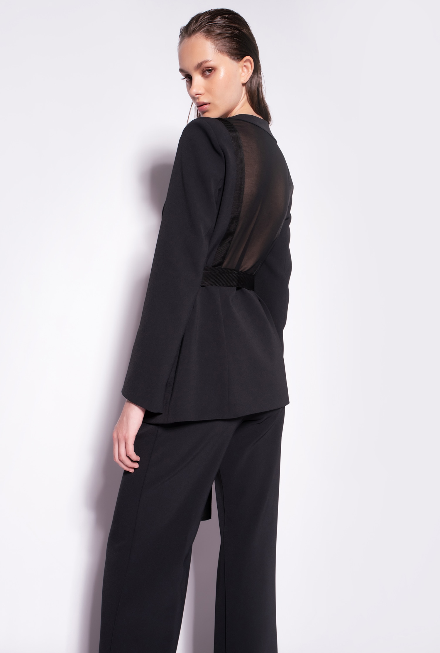 Cady blazer with ribbons