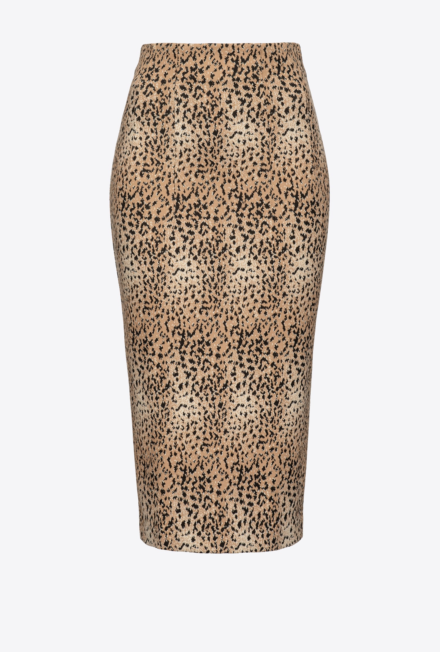 Spotted midi skirt