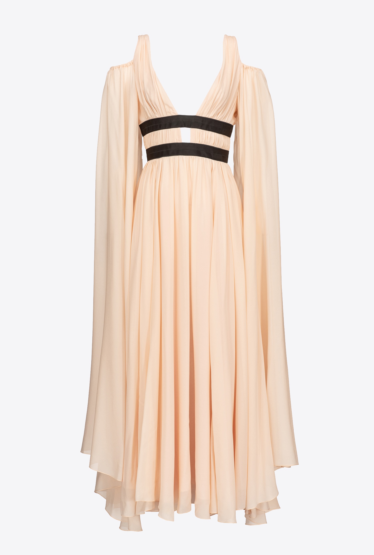 Off-the-shoulder midi dress