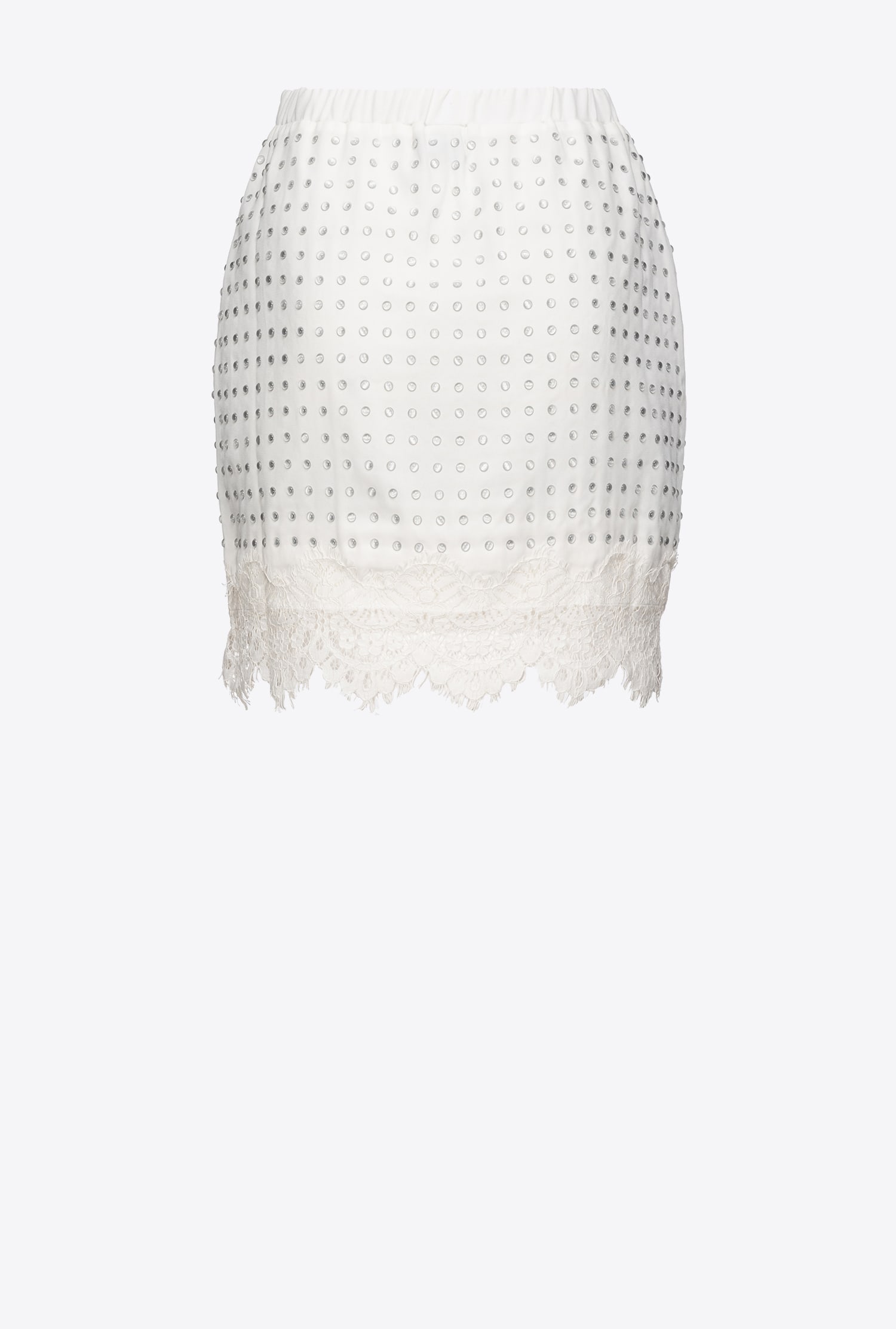 Studded mini skirt