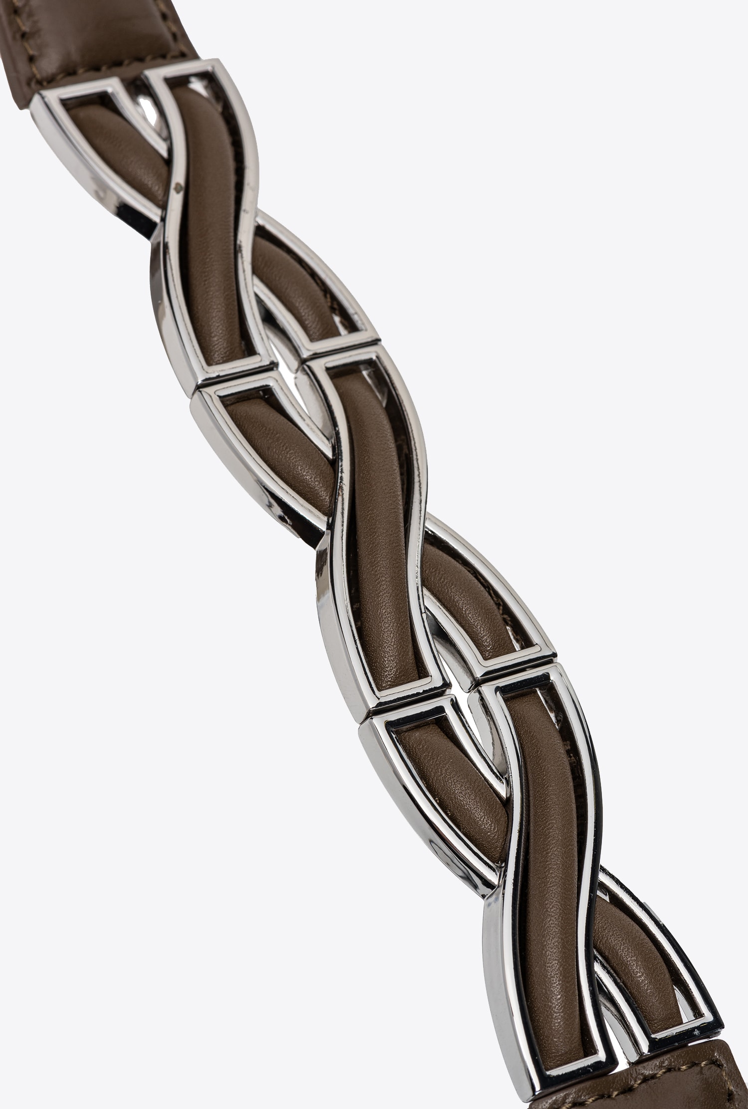 Mini Long Half Moon Bag Geometric Lux