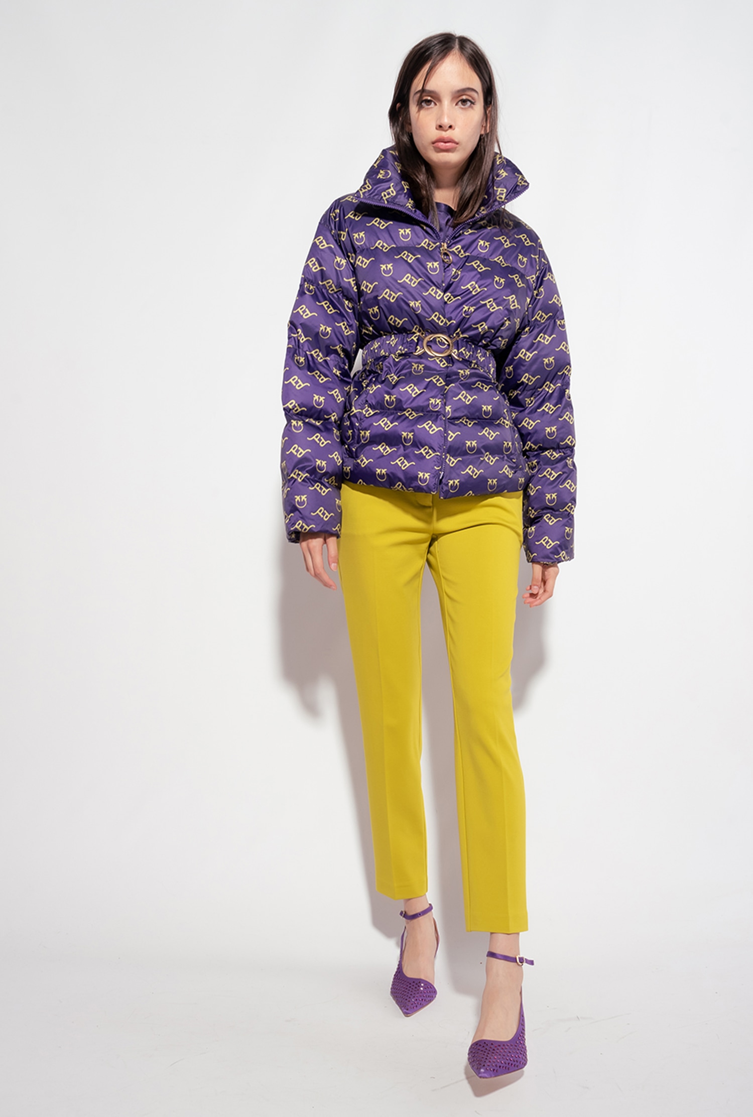 Milano-knit cigarette trousers