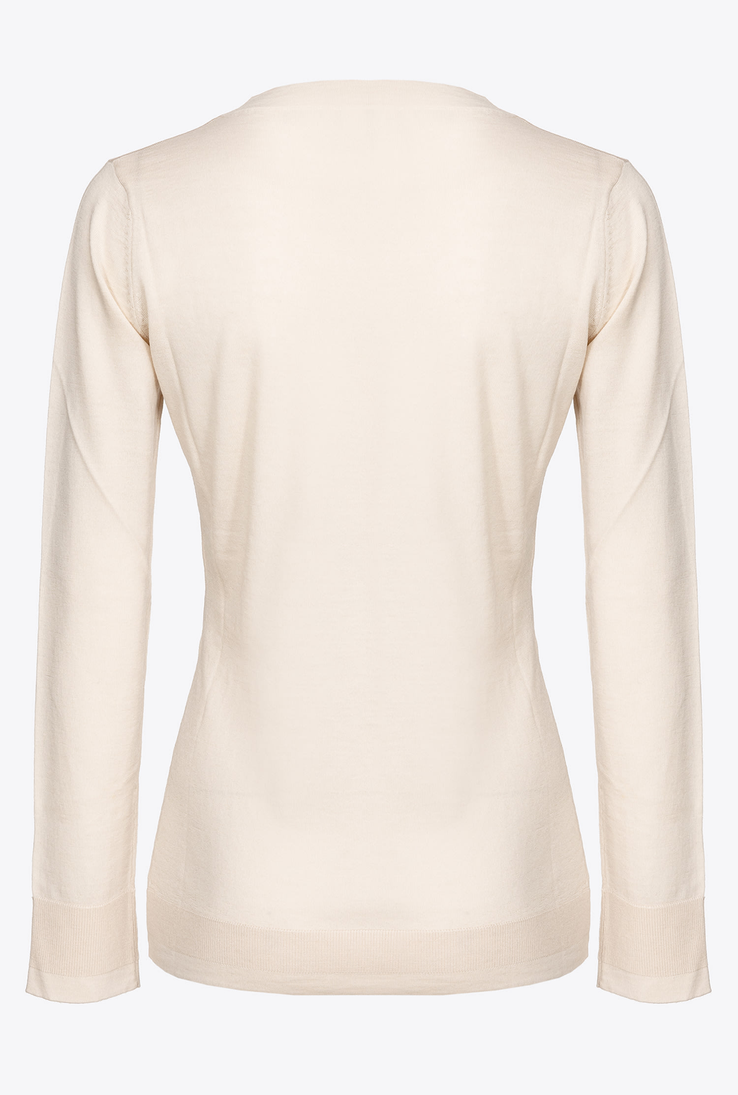 Colour-block V-neck sweater