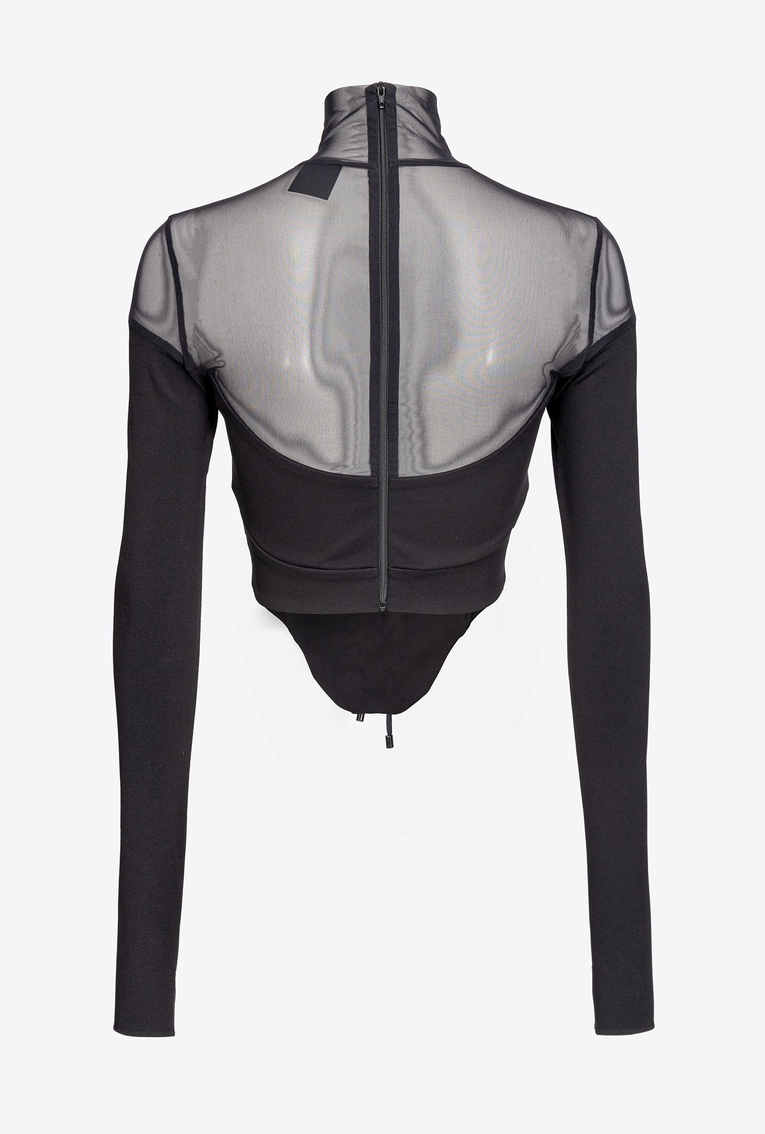 Bustier top with tulle