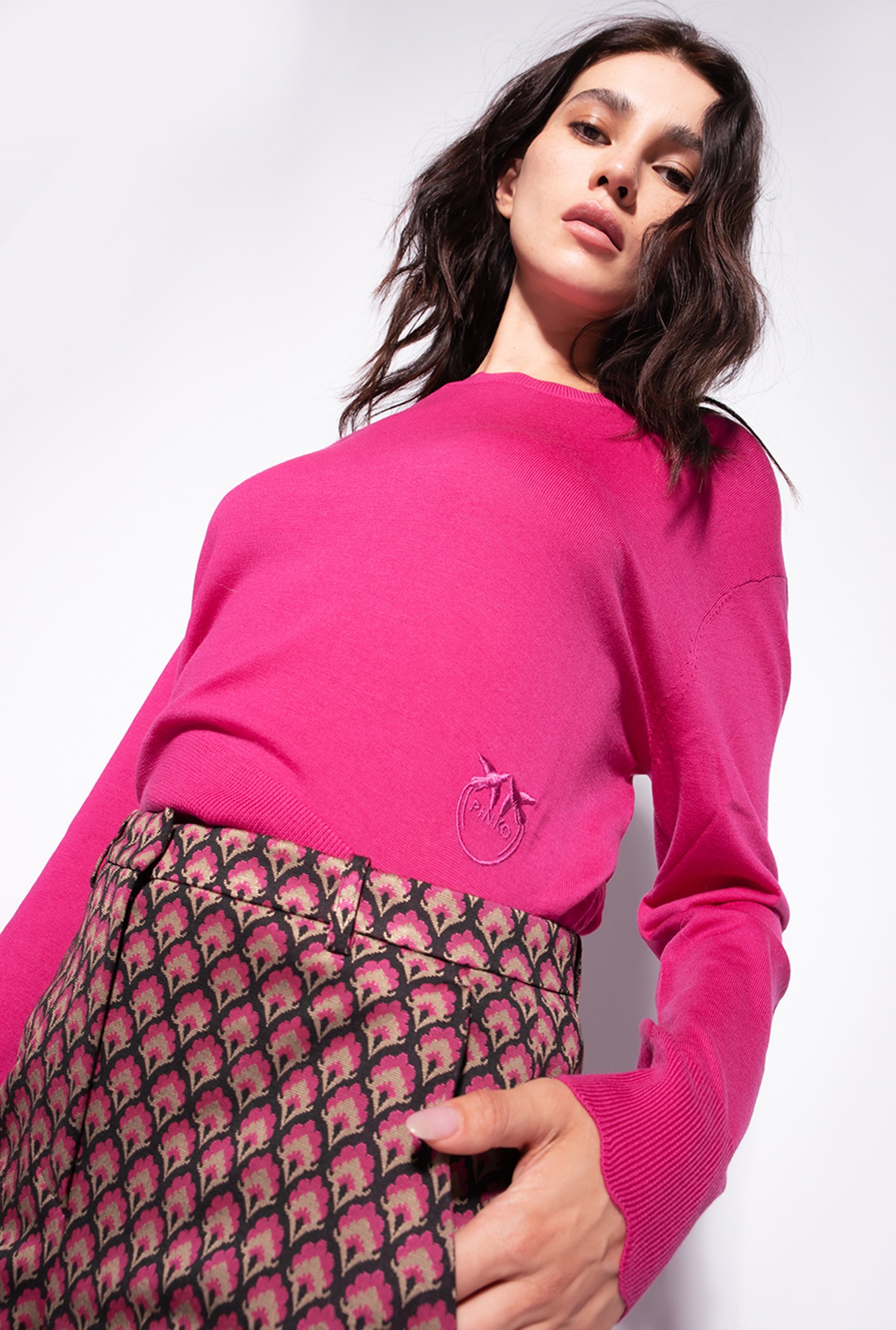 Liberty floral slim-fit trousers