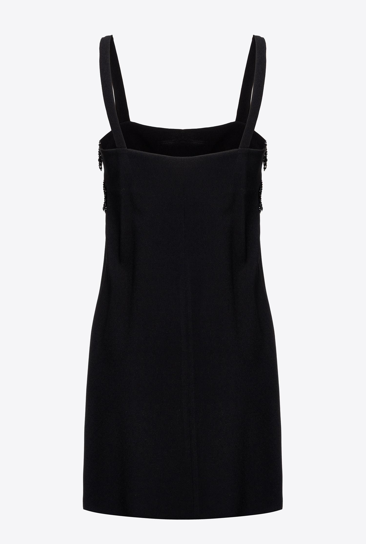 Mini dress with beads