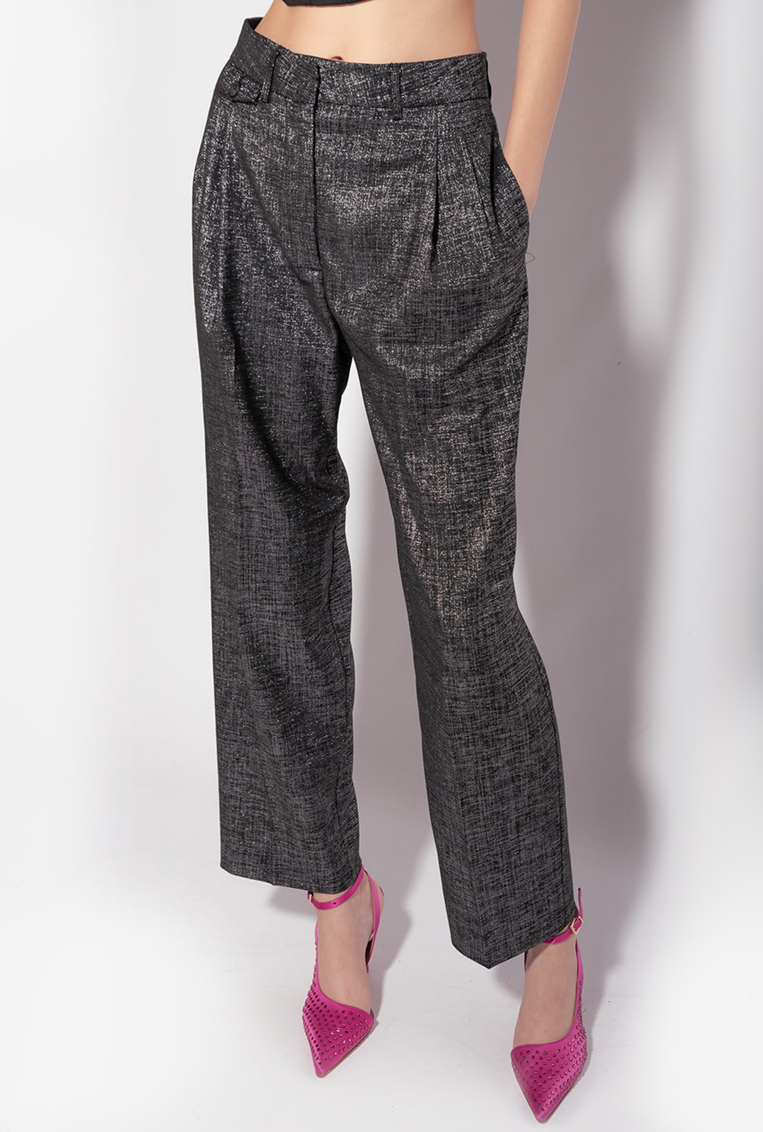 Lurex trousers