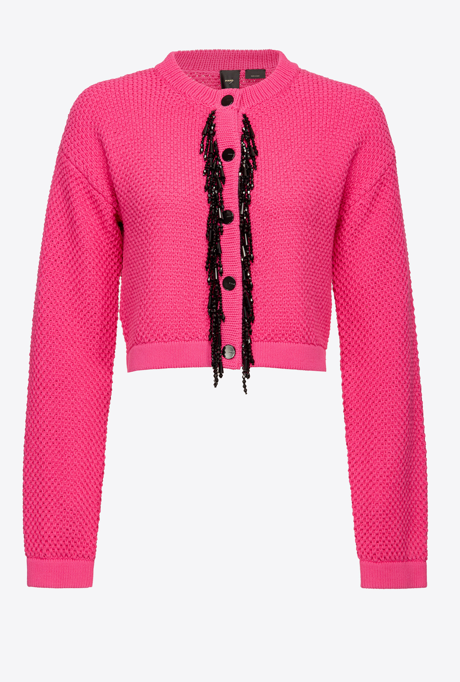 Cardigan with bead detailing