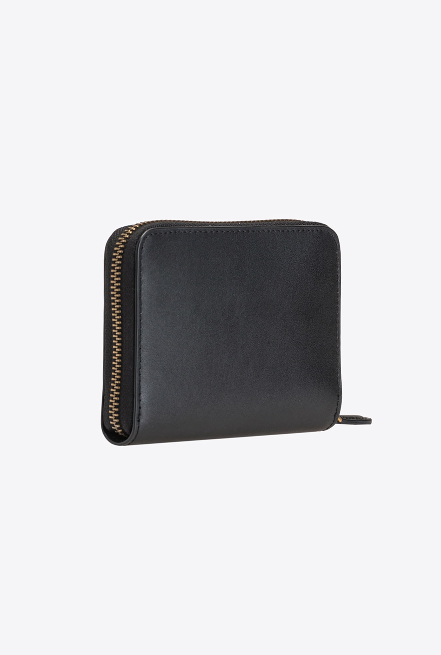 Small zip-around leather wallet