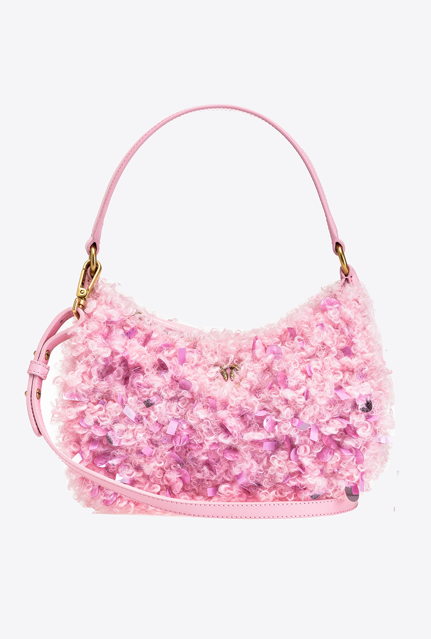 Mini Half Moon Bag Neon Curls