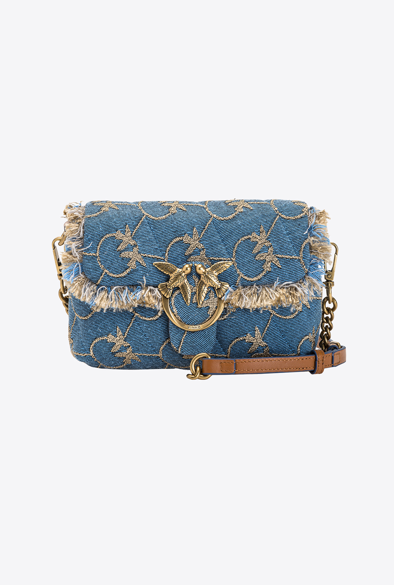 Baby Love Bag Puff Denim Logo