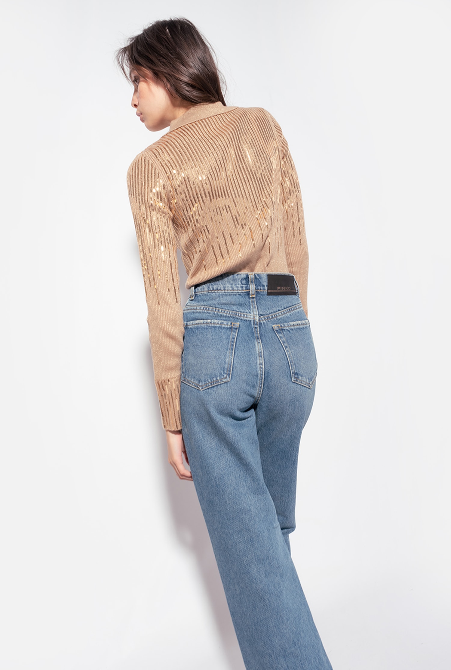 Wide-leg jeans in authentic '90s denim