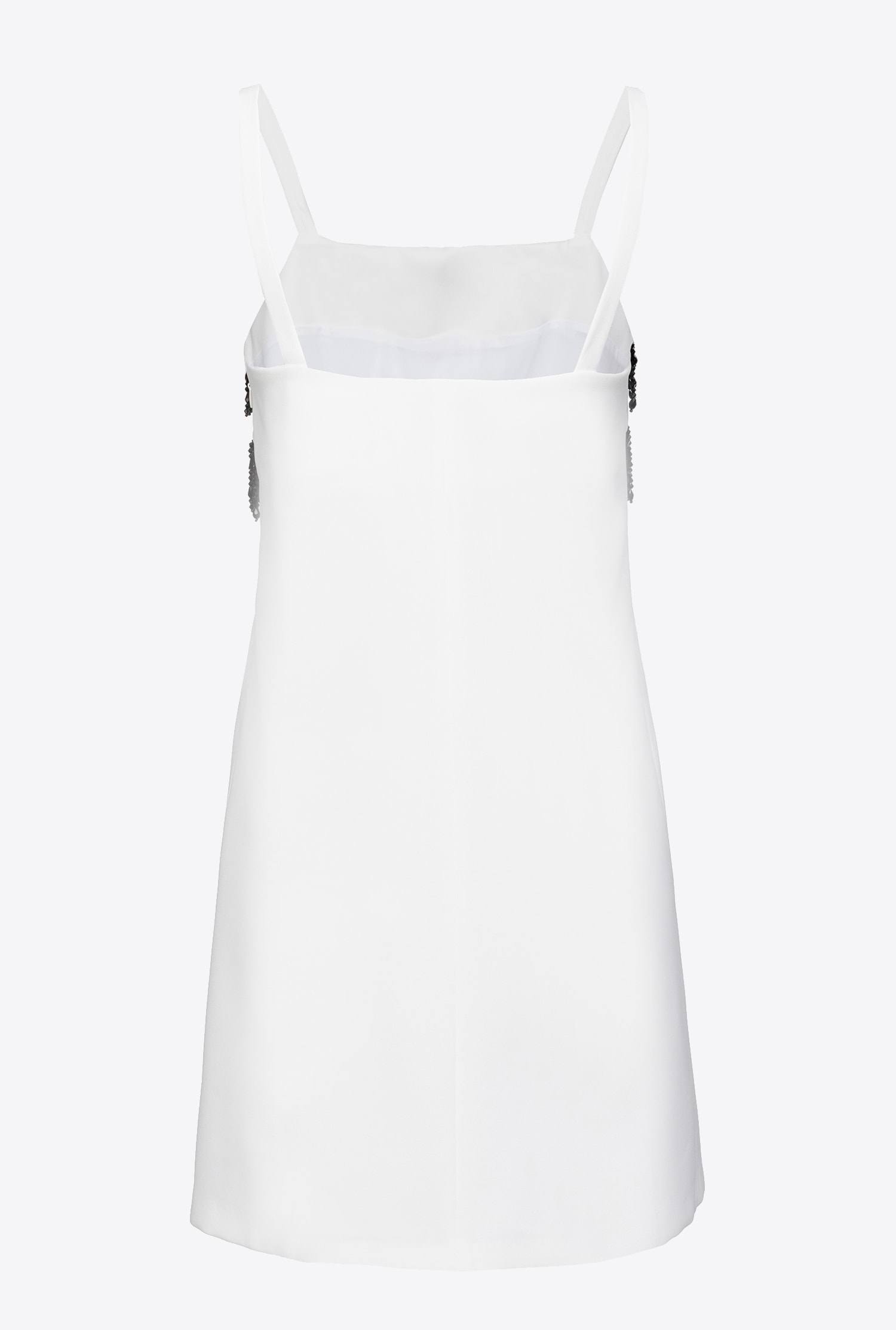 Mini dress with beads